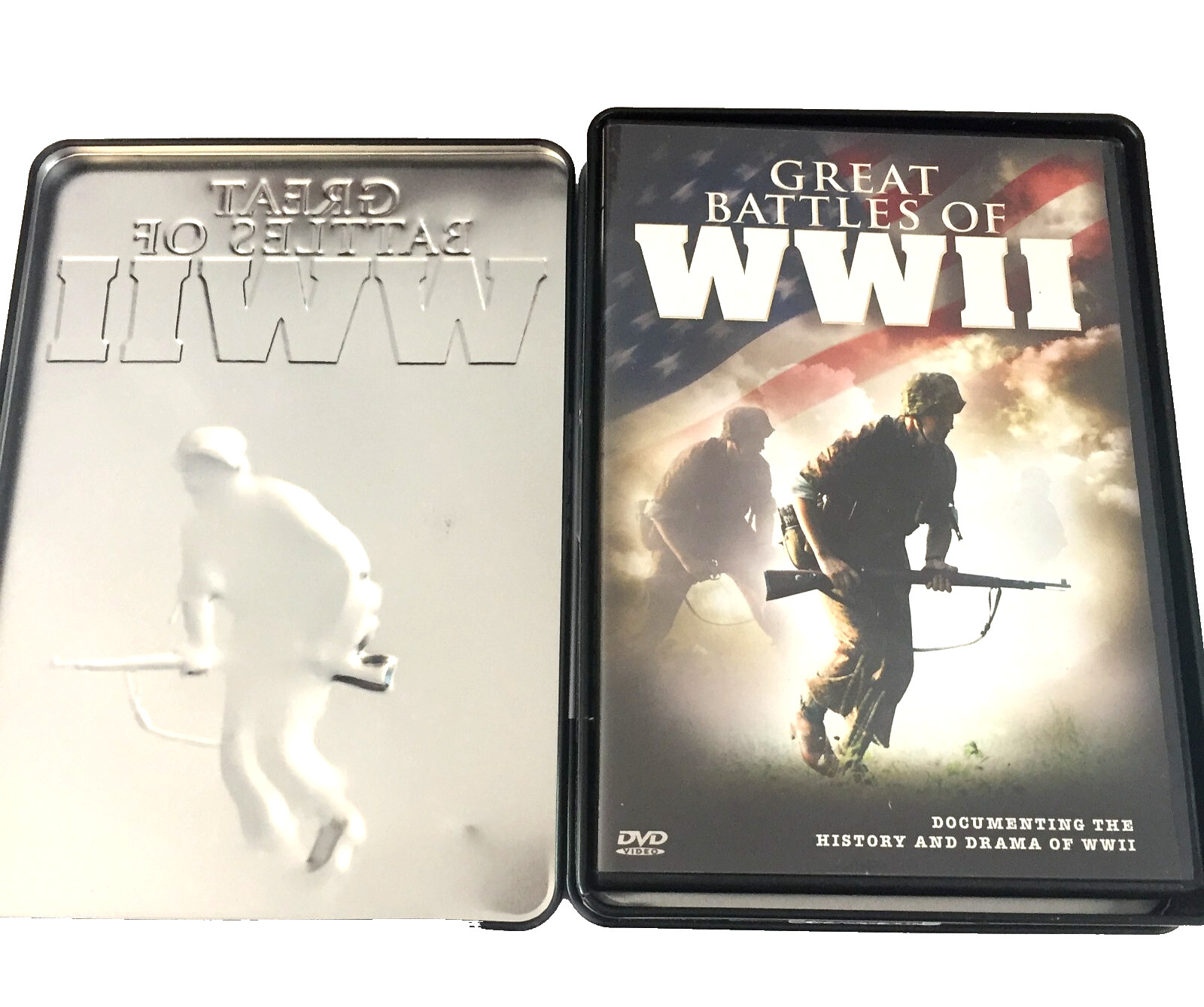 Great Battles of WWII:  2 DVD Tin Box Set Ships Same Day With Tracking