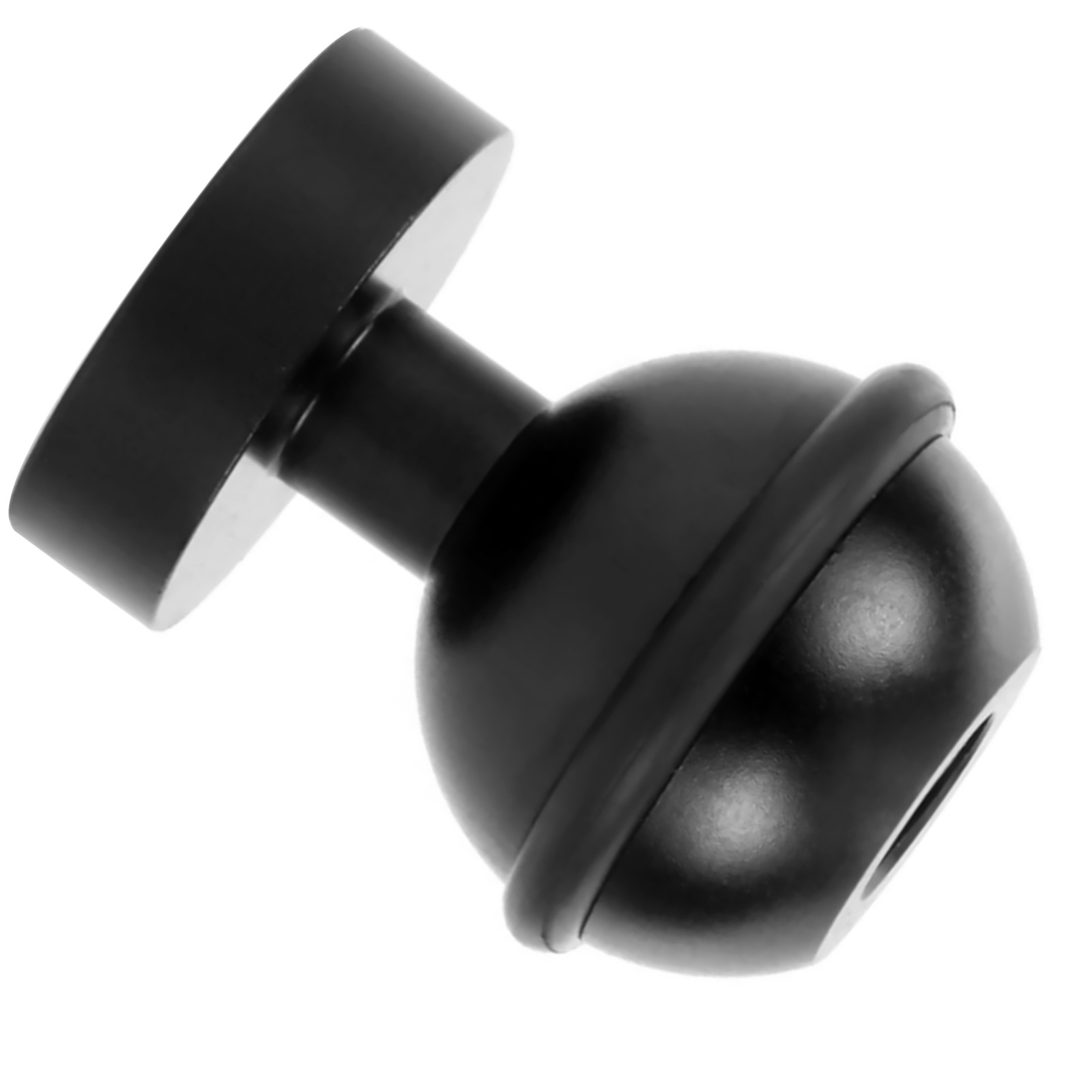 New Black 1In Ball Adapter 1/4 3/8 Hole 1inch Ball Head Mount For Gopro Camera j