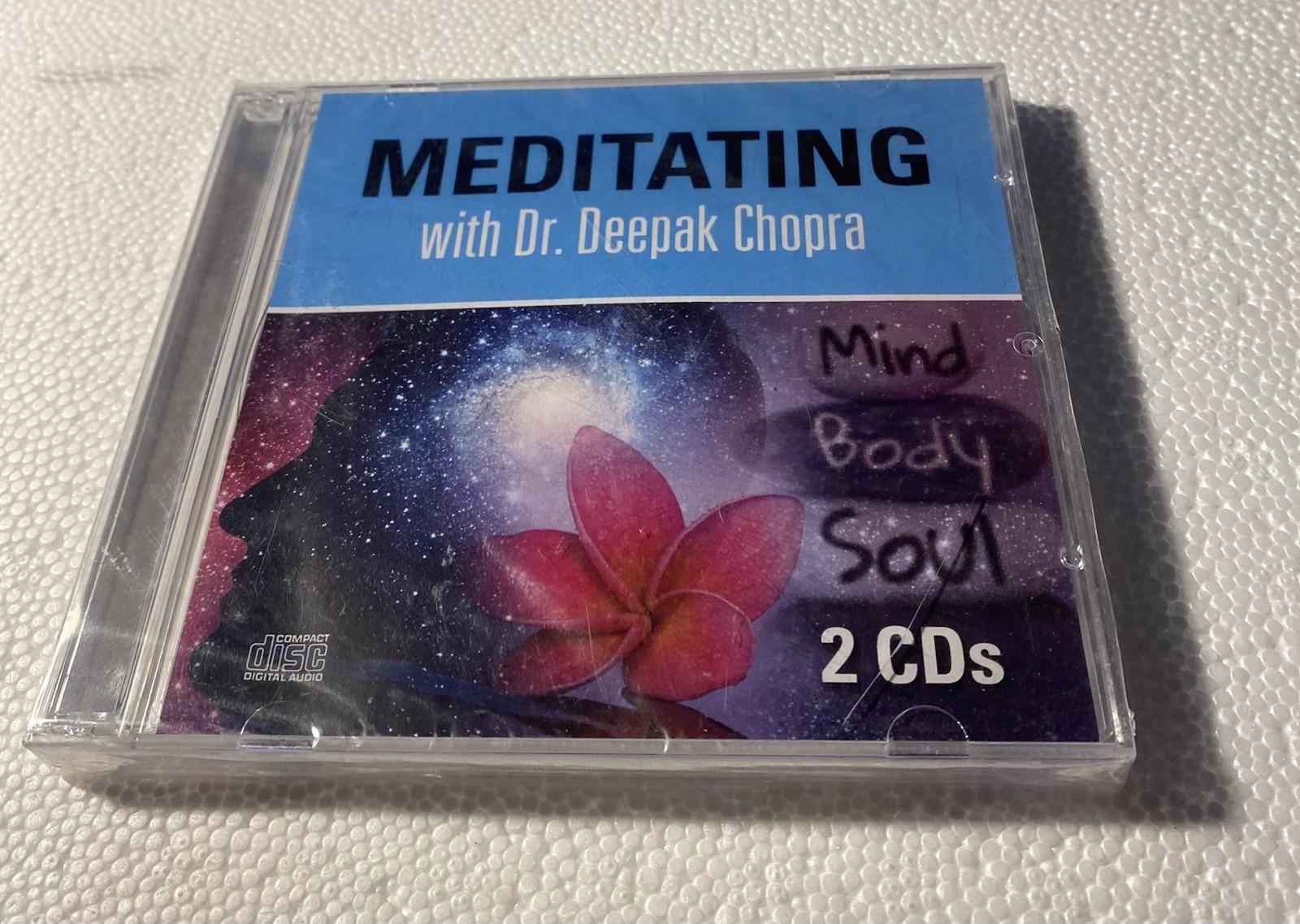 Meditating with Dr.Deepak Chopra - Mind•Body•Soul: SEALED 2CD Set New.
