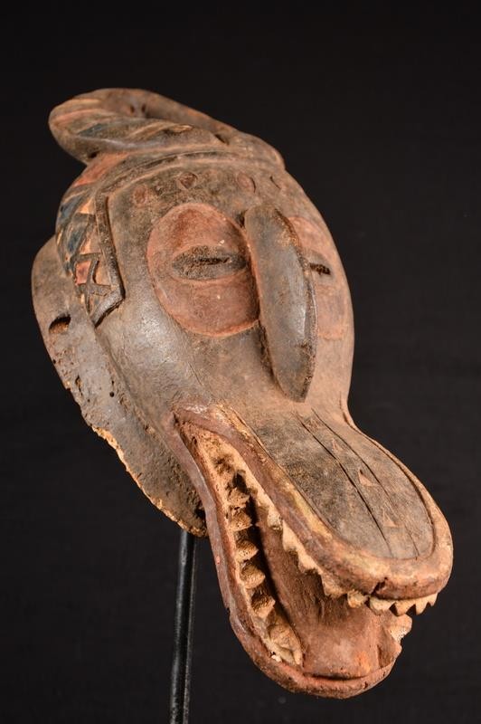 An Authentic African Mambila Helm Mask Cameroon Africa  Afrika Afrique 1497