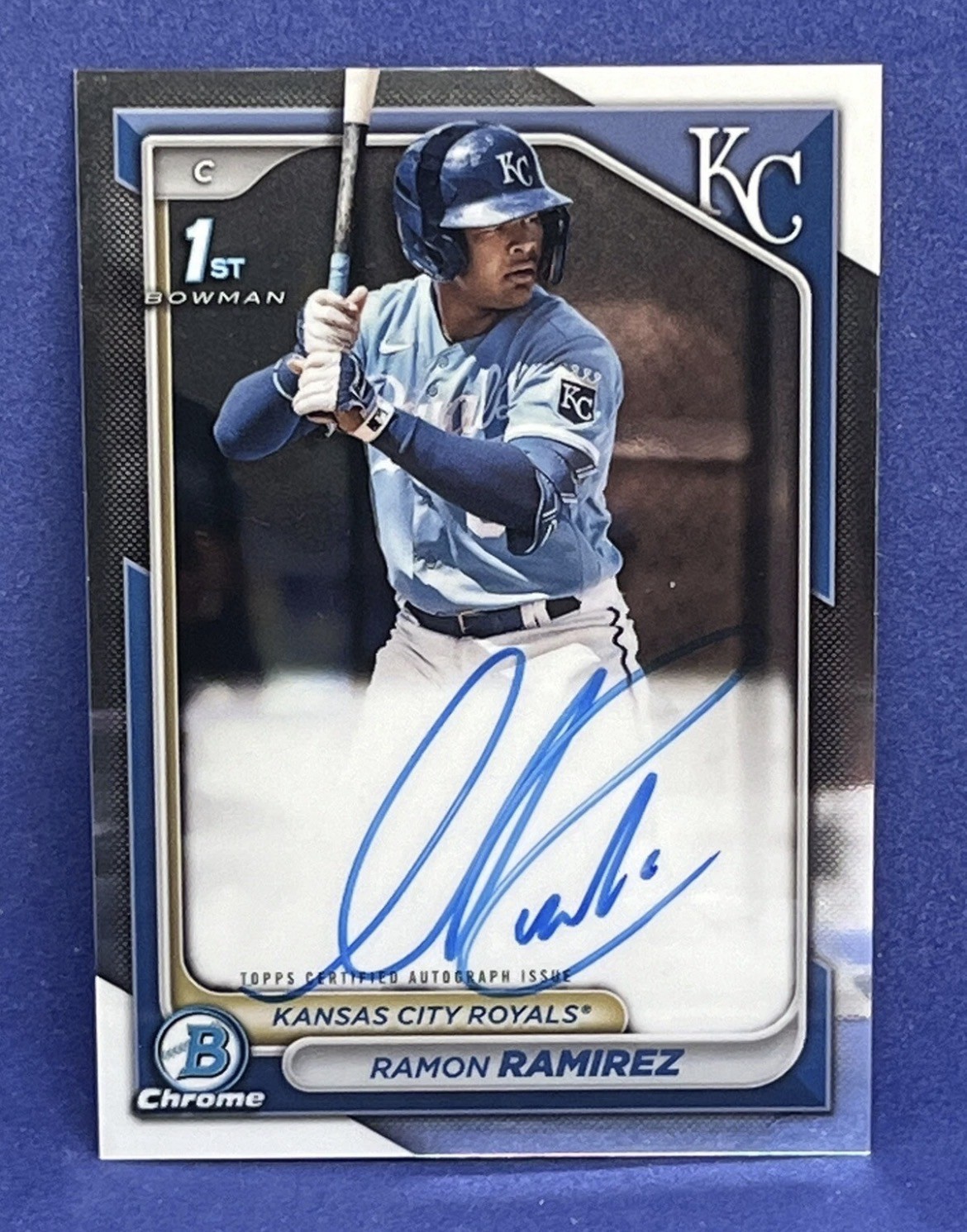 2024 Bowman - Chrome Prospect Autographs Ramon Ramirez #CPA-RRZ (AU, RC)