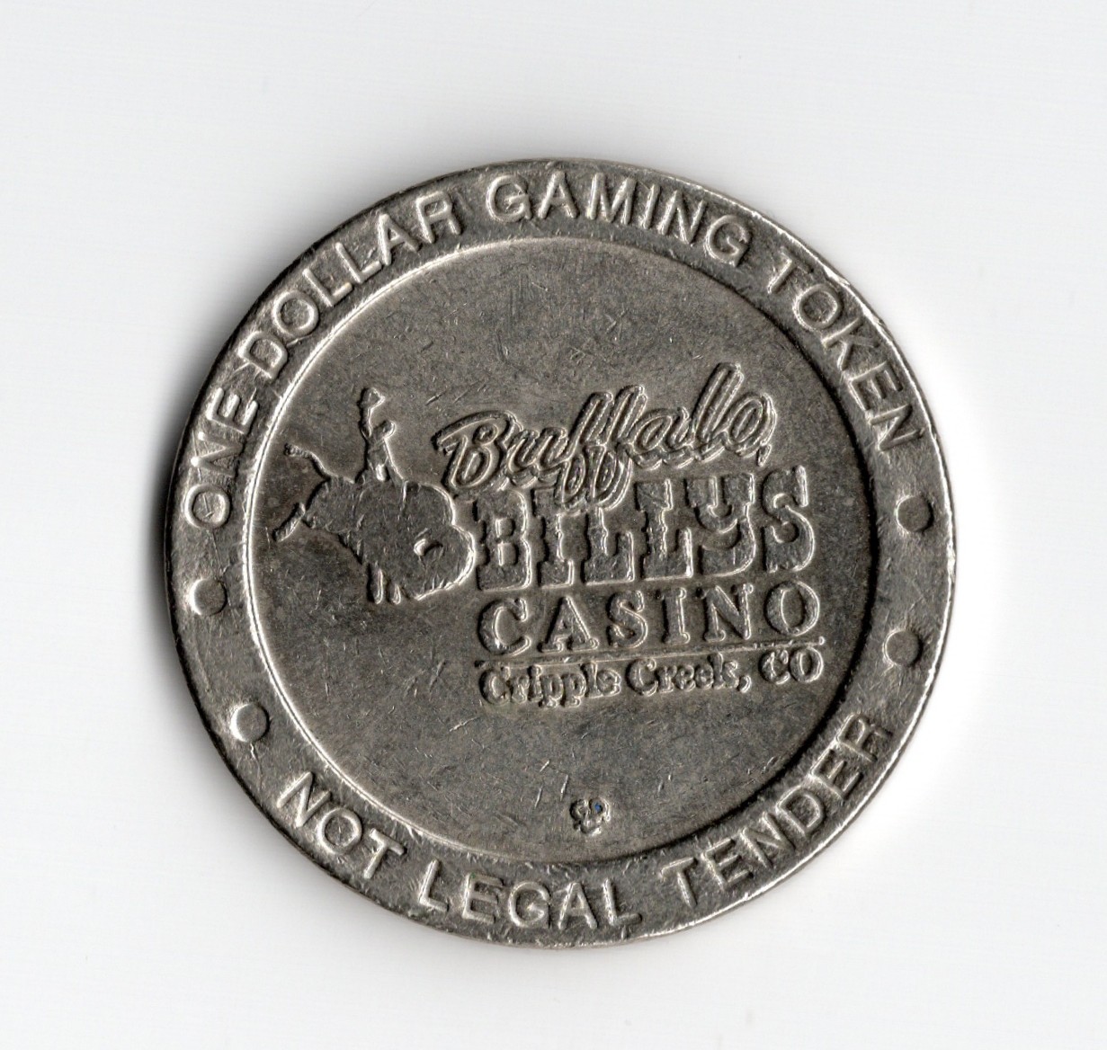 Buffalo Billy's Cripple Creek Colorado $1 Casino Token