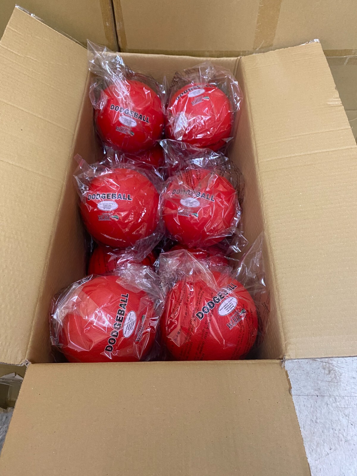 Foam Dodgeballs - Official WDBF - 7" inch - Set of 24 Tournament Quality Red