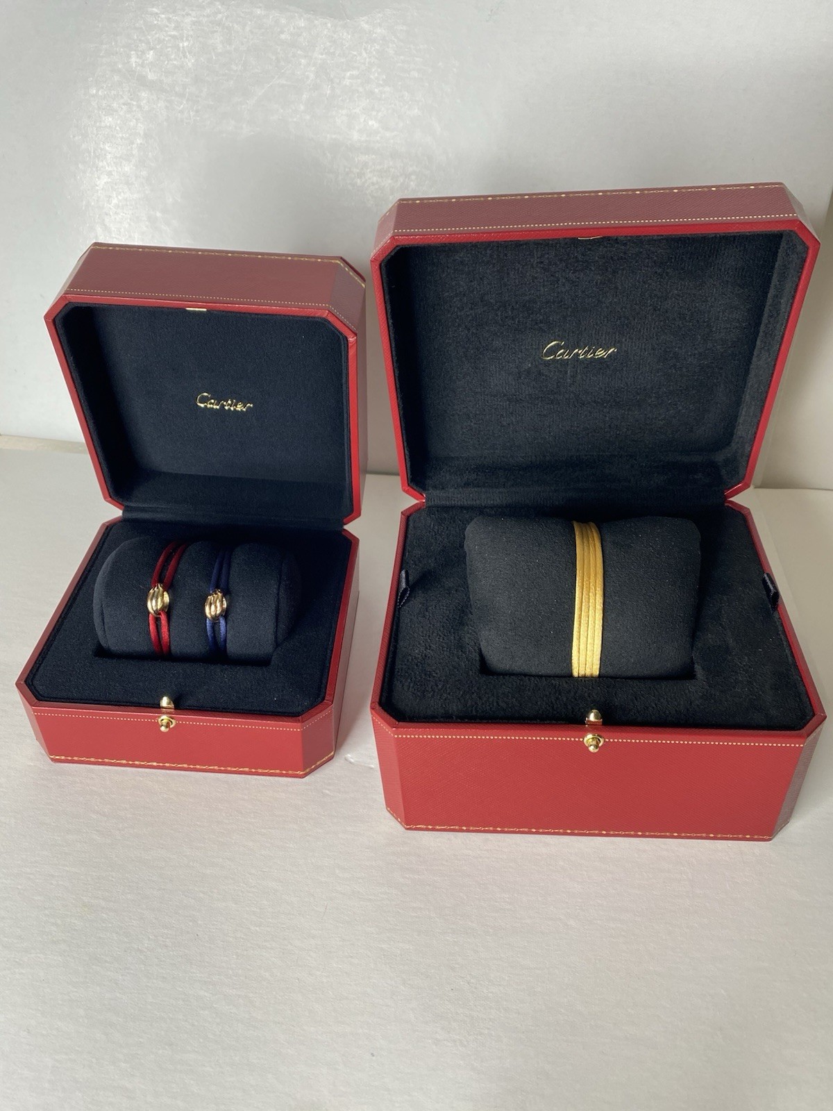 Cartier Silk Cord Beige 90cm Authentic 