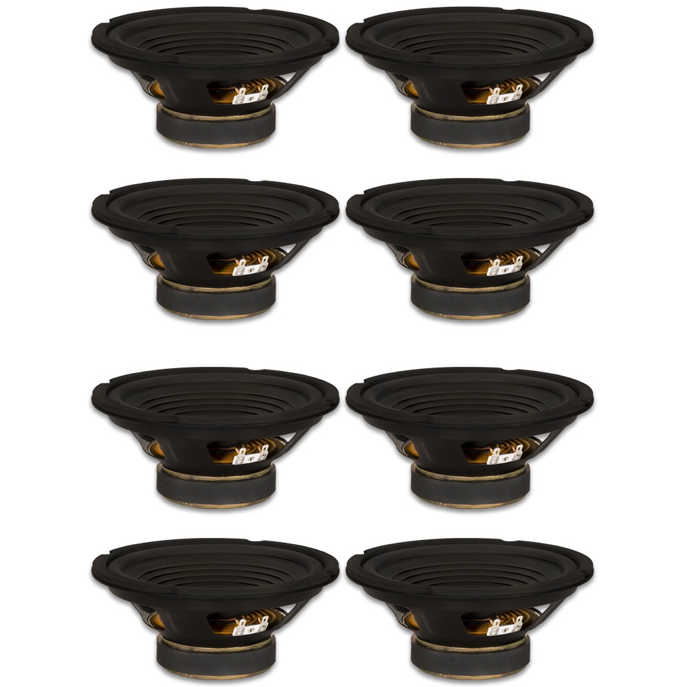 8 Goldwood Sound GW-208/4 OEM 8" Woofers 200 Watt each 4ohm Replacement Speakers