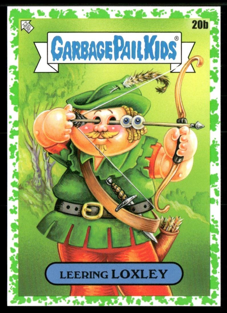 LEERING LOXLEY 2022 Garbage Pail Kids Booger Green #20B