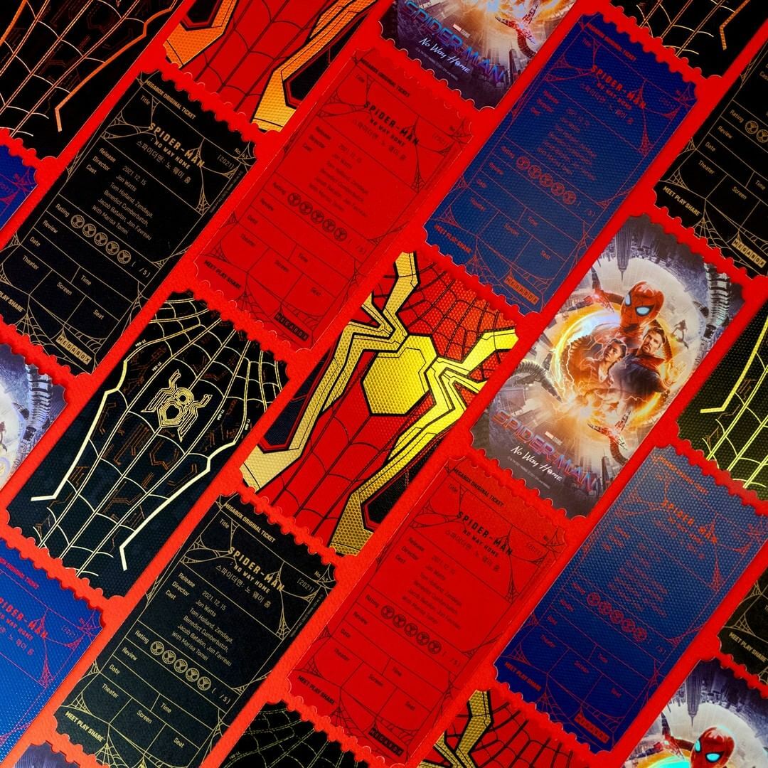 Spider-Man: No Way Home korea Megabox Original Limited movie ticket