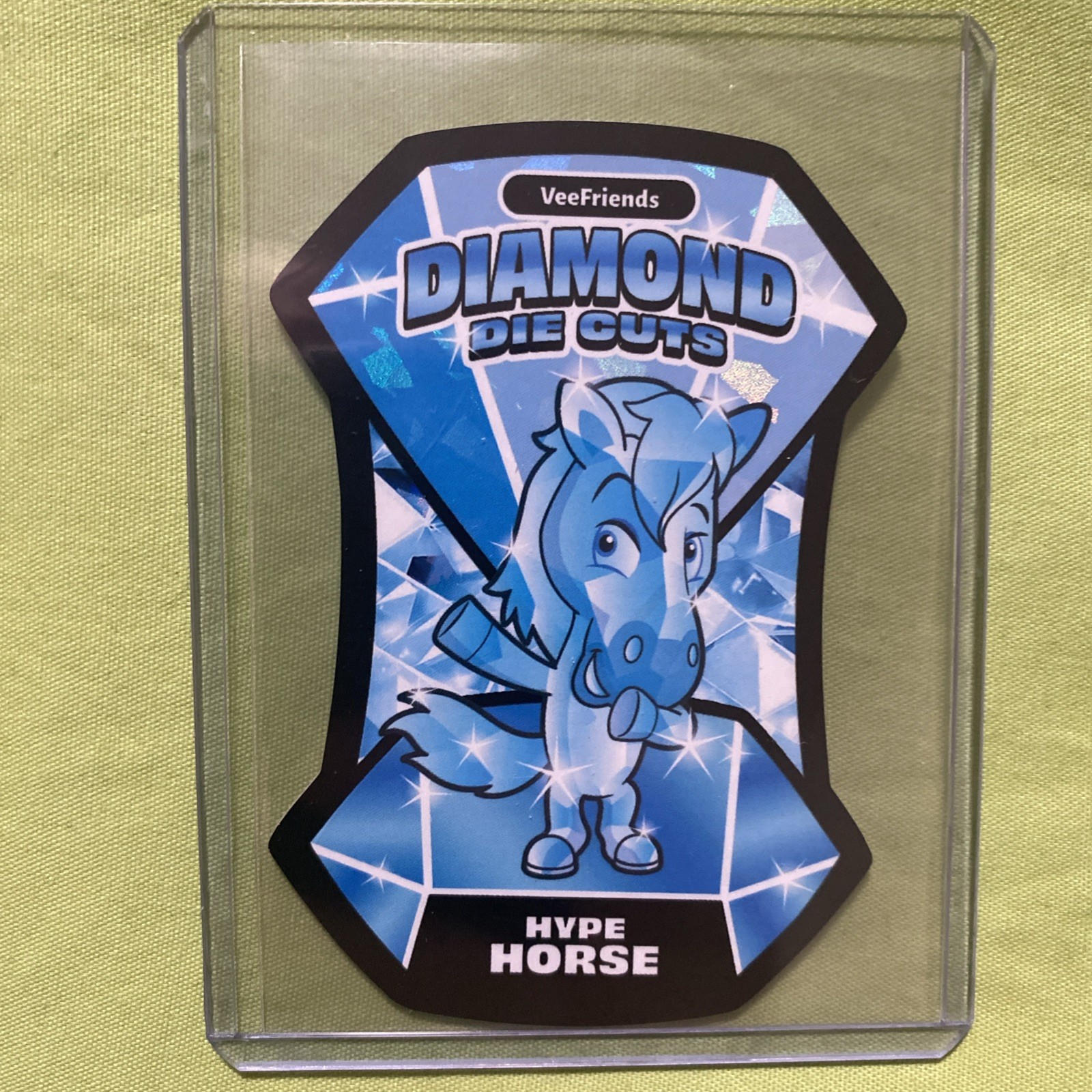 VeeFriends Super Sticker Spectacular Series Diamond Die Cuts Hype Horse Case Hit