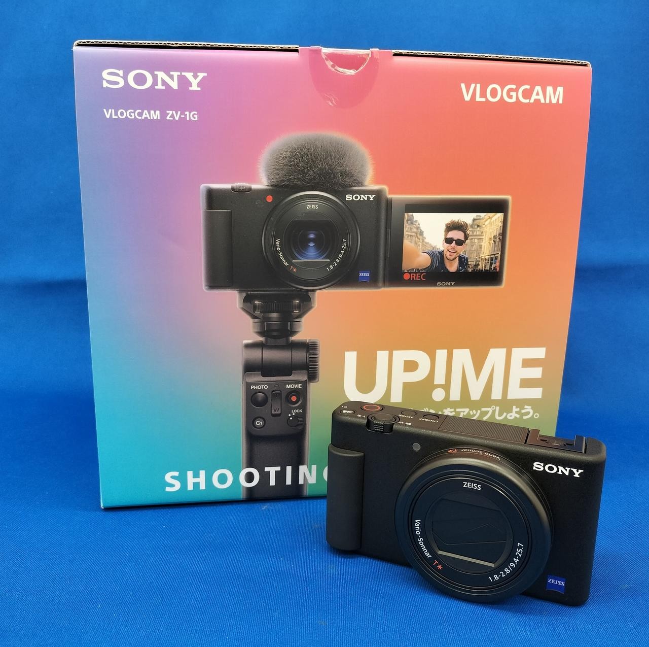 Sony ZV-1G Digital Camera Kit 20MP CMOS, Vlog/Content Shooting Used From Japan