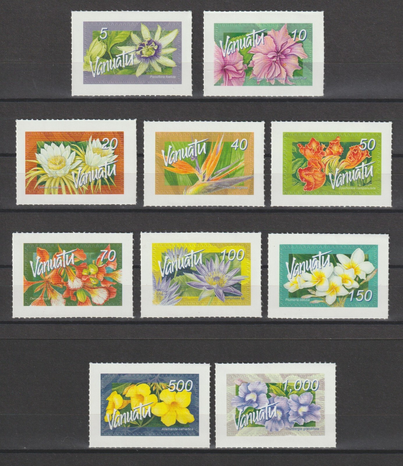 VANUATU 2006 SG 973/982 MNH