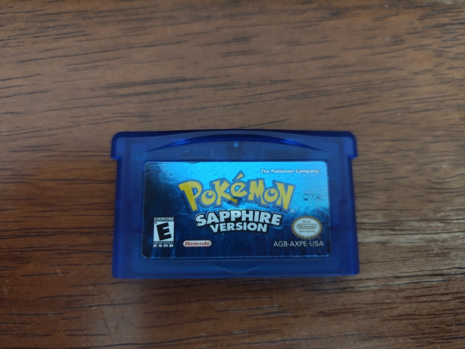 Pokémon Sapphire Version Nintendo Game Boy Advance Cartridge (Authentic)