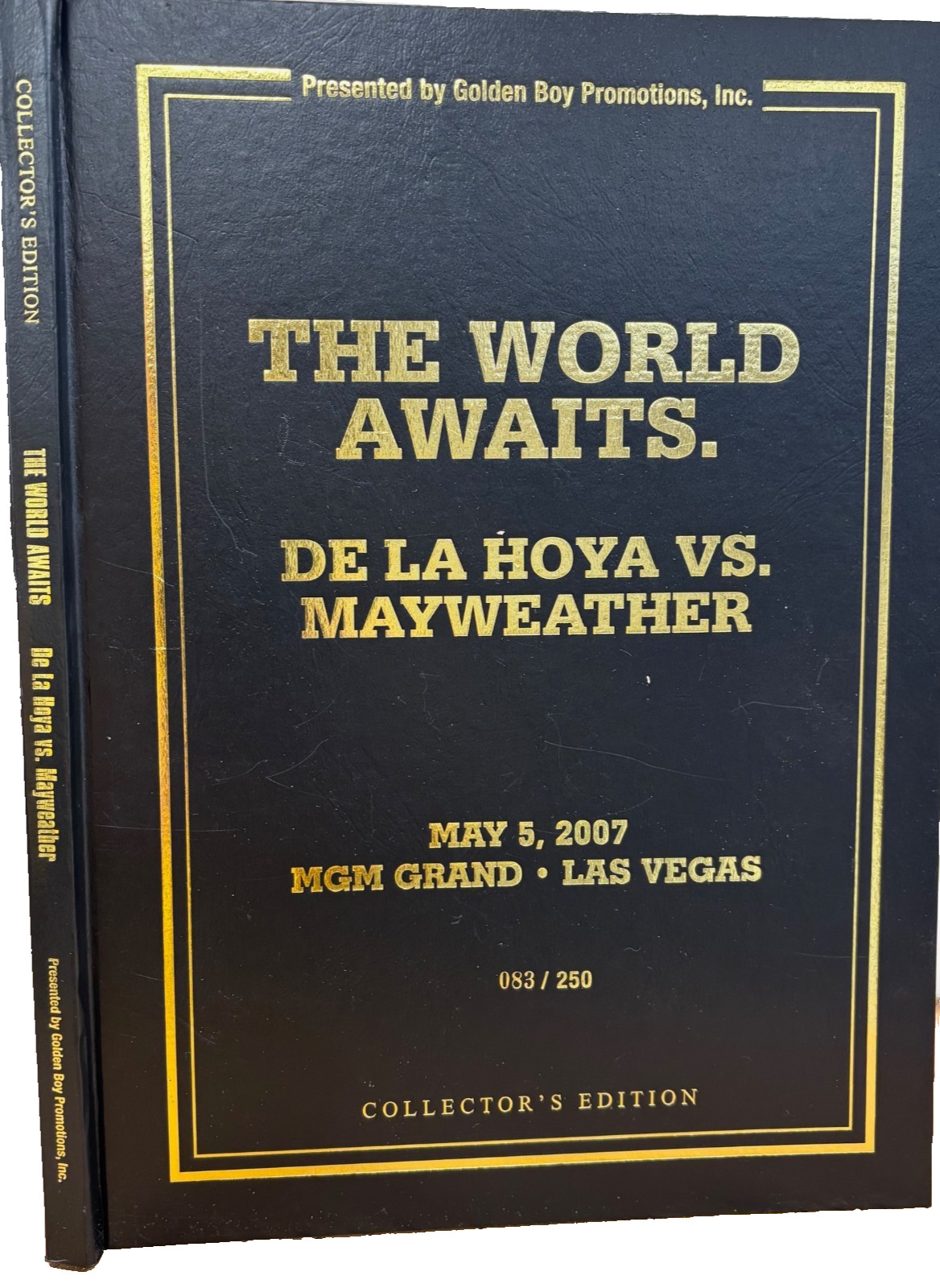 THE WORLD AWAITS - Collector's Edition- DeLaHoya v Mayweather - 1 of 250 copies