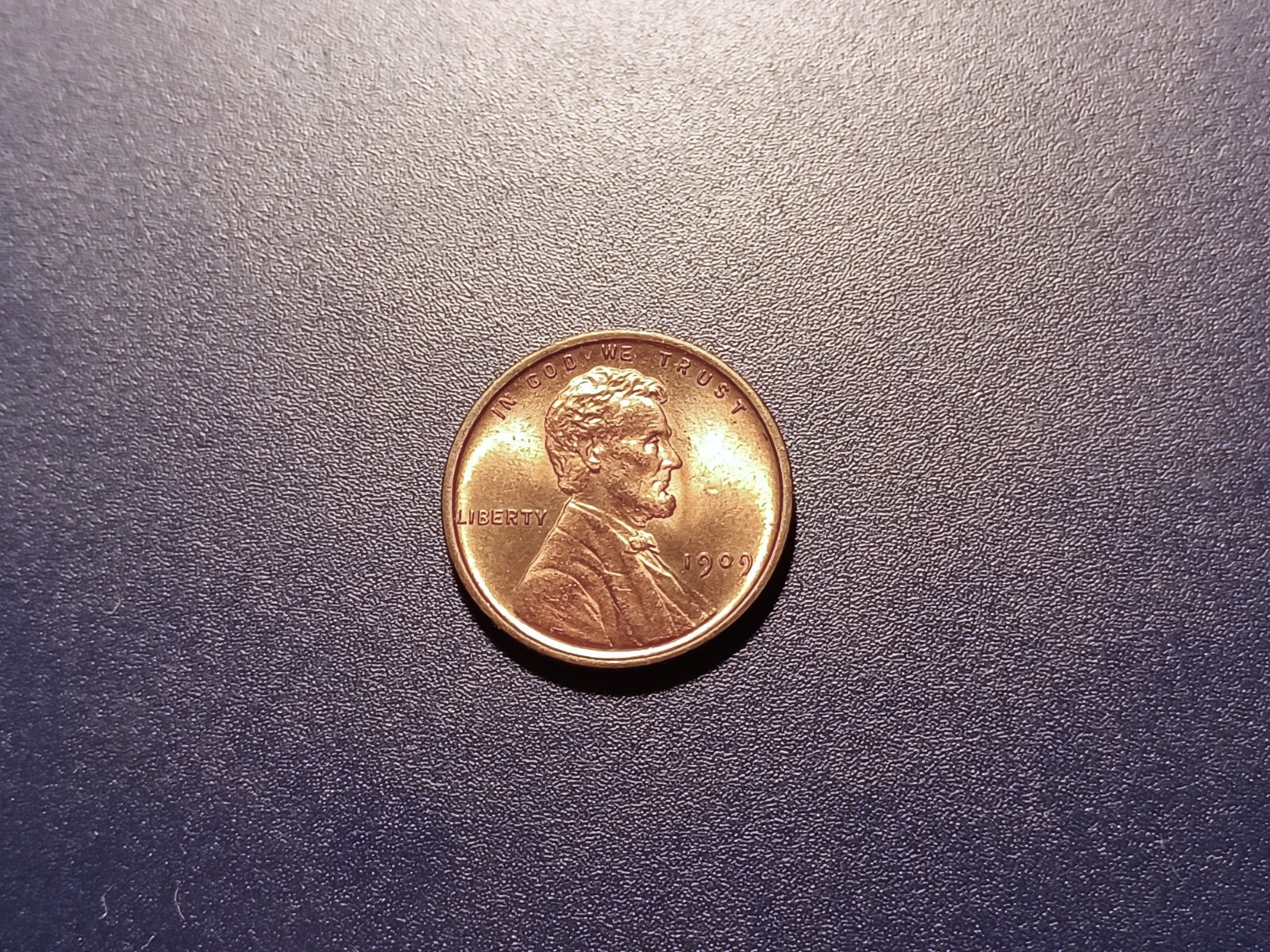 Gem BU+  Full RD 1909 VDB Lincoln Cent