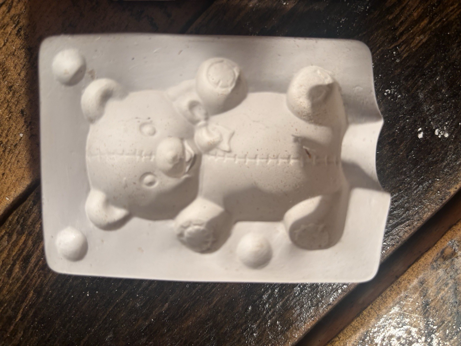 Vintage Duncan Ceramics 1975 Slip Casting Mold Teddy Bear #TM1