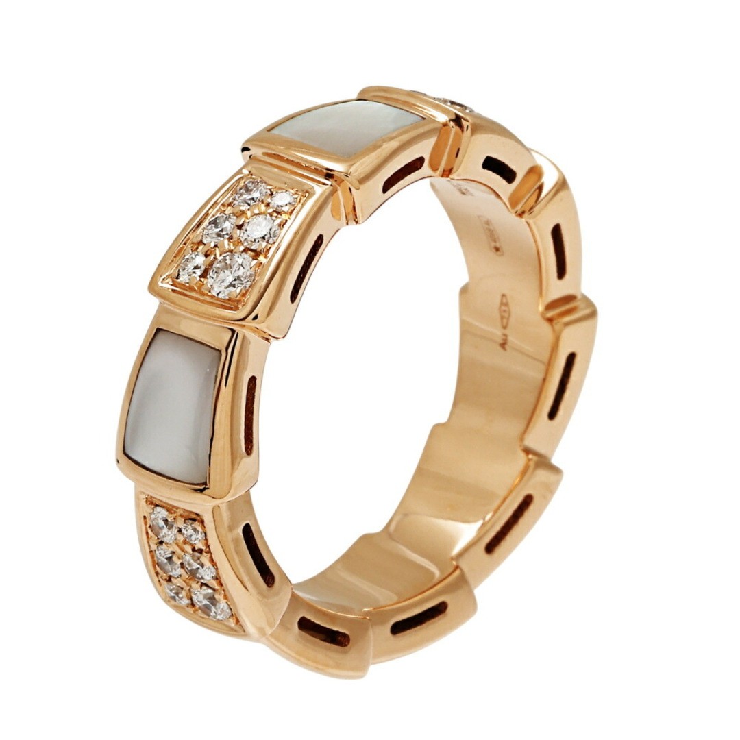 Bulgari Serpenti (Viper) K18 Pink Gold Ring Used YUKI-0