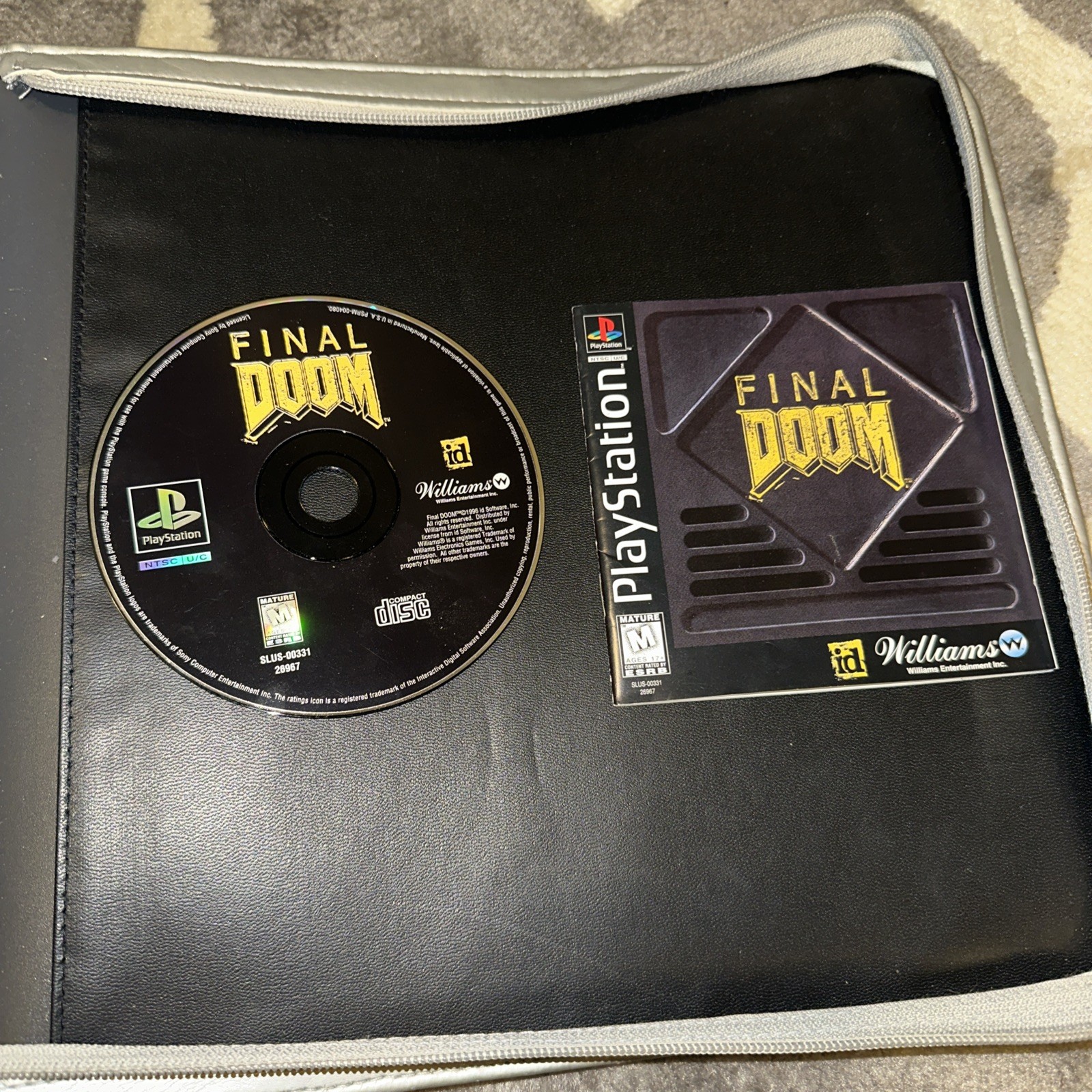 Final Doom PlayStation 1 with Manual Tested and Working