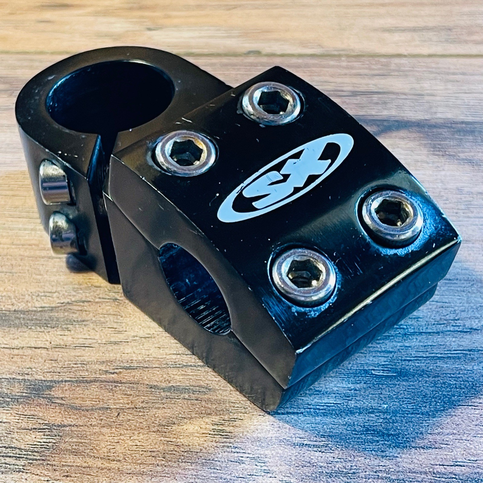 Schwinn XS BMX Stem Top Load 4 Bolt 1 1/8 Threadless 22.2 Black