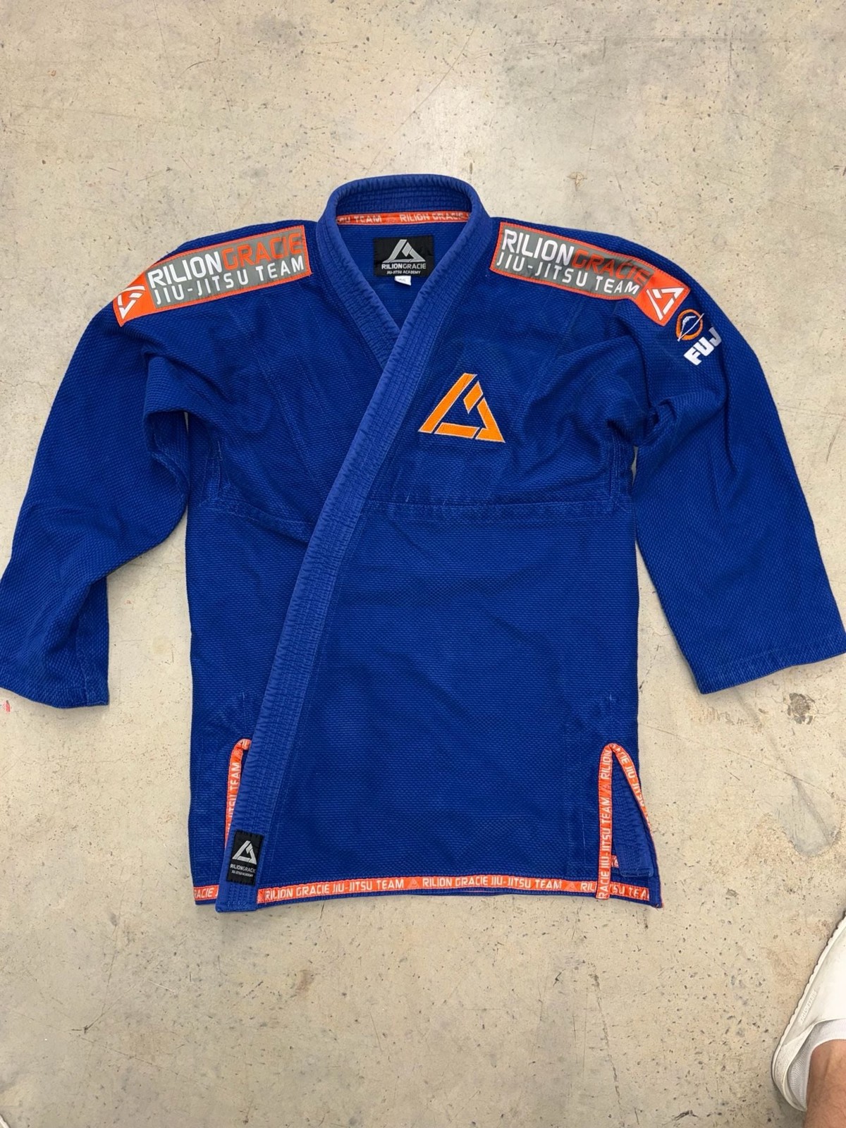 FUJI Rilion Gracie Jiu-Jitsu Academy Team Gi Blue Size A5