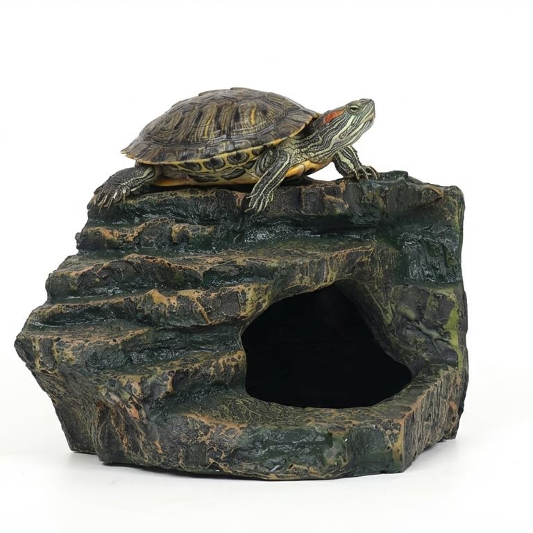 Reptile Tank Accessories, Turtle Tank Decor, Aquarium Caves, Perfect Gecko Hi...
