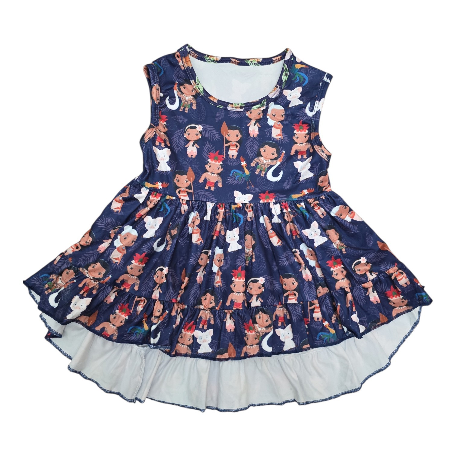 Disney's Moana Maui Sleeveless High Low Tunic - Size 4t