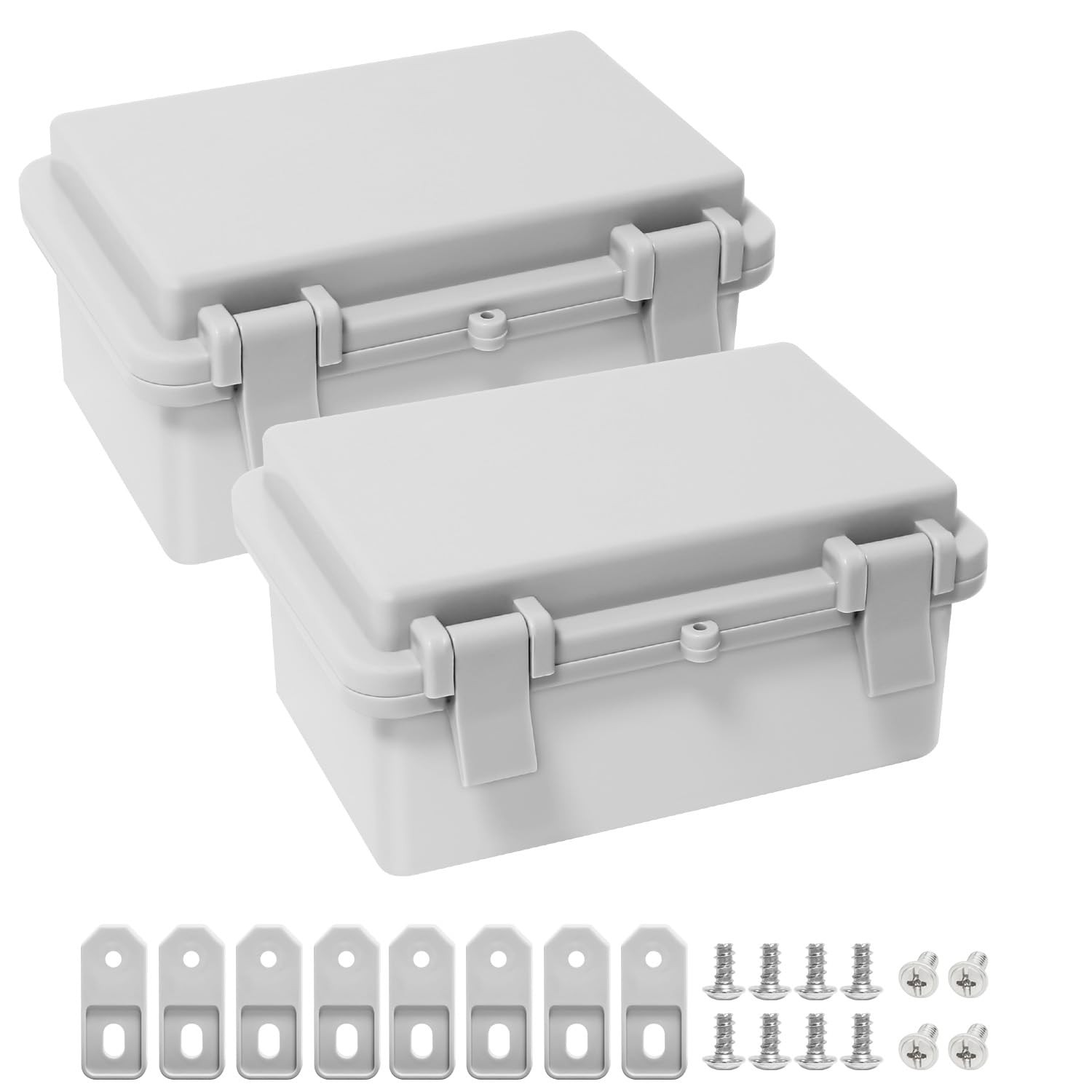 LMioEtool Junction Box ABS Plastic IP65 Waterproof Dustproof Universal Electric 