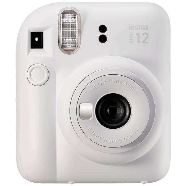 Fujifilm 16806121 instax mini 12 Clay White Instant Camera Clay White