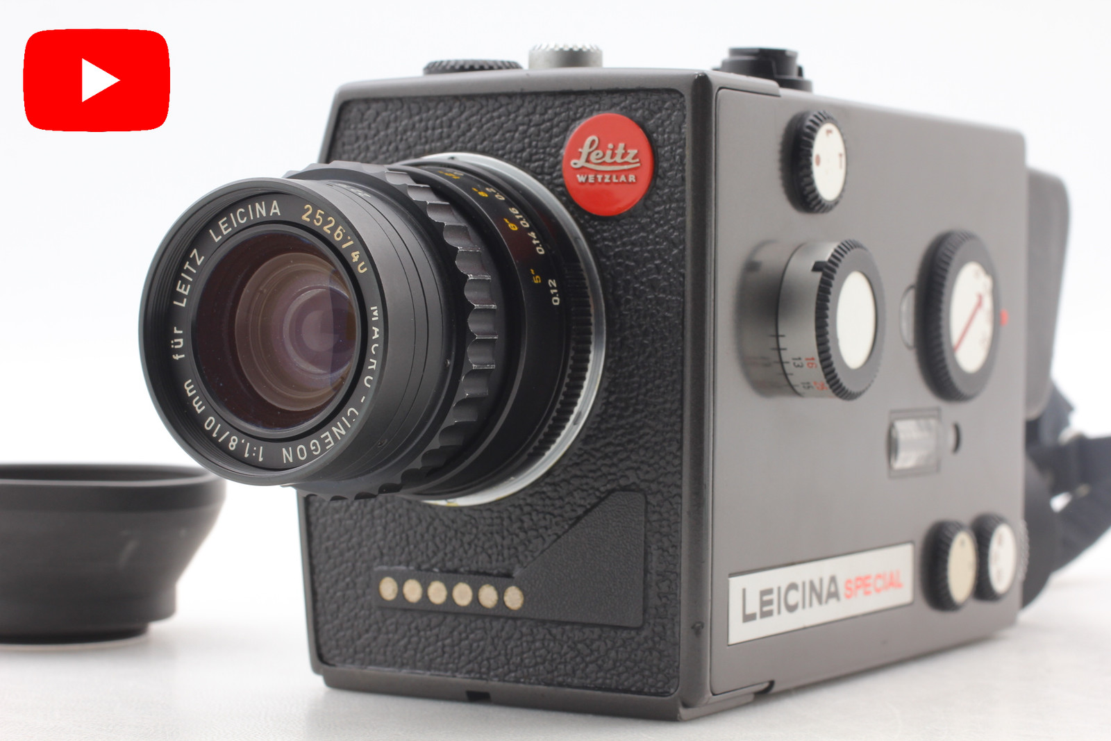 [N MINT] Leica Leicina Special Super 8mm Move Cine Camera 10mm f1.8 Lens JAPAN