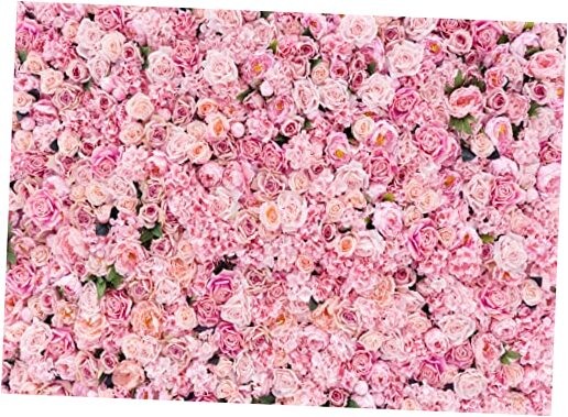 7x5ft Flower Wall Photo Backdrop Spring Pink Rose Floral Photography Backdrop 