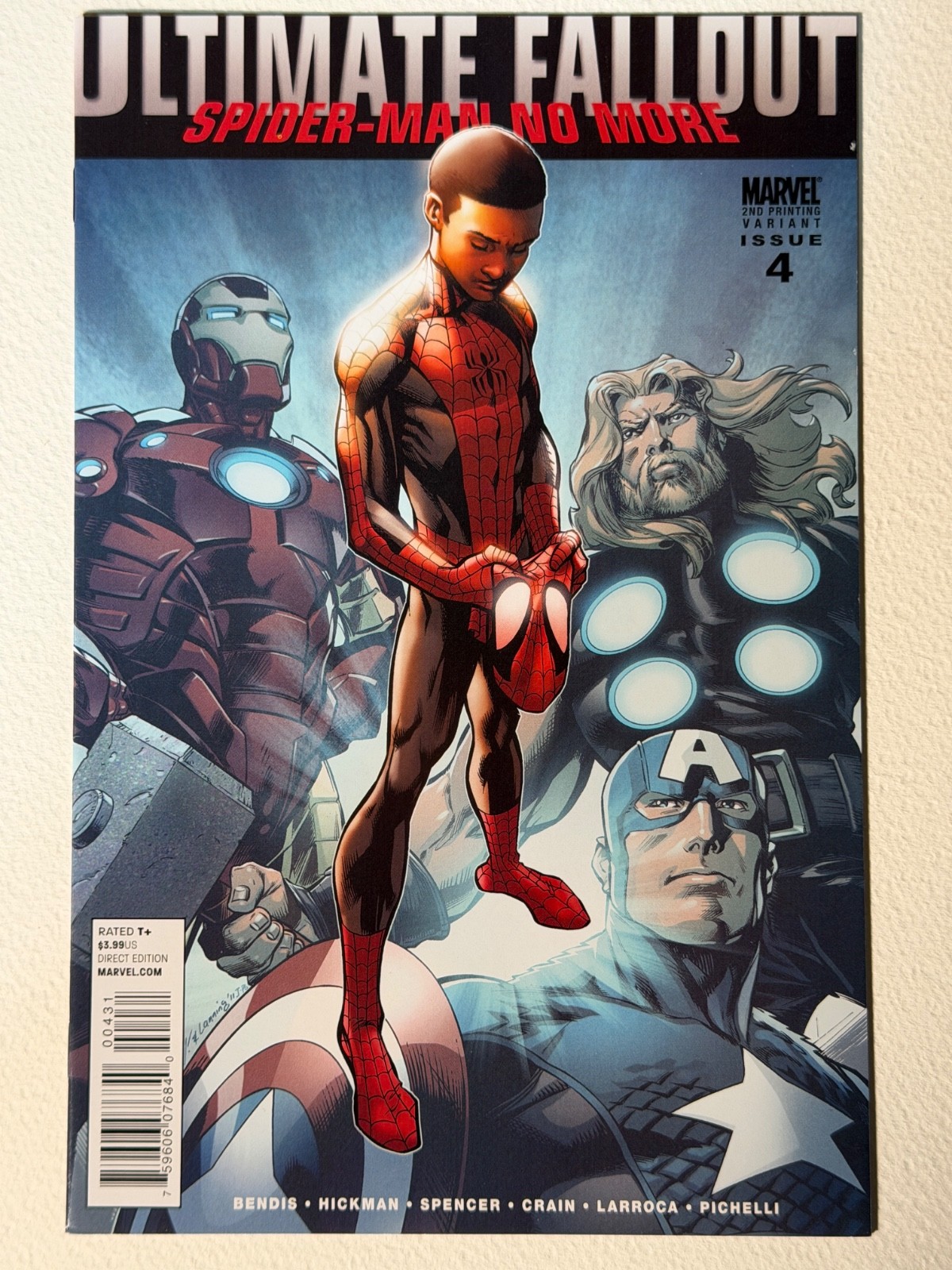 Ultimate Fallout #4 2nd Printing (Marvel Comics 2011). 1st App Miles Morales