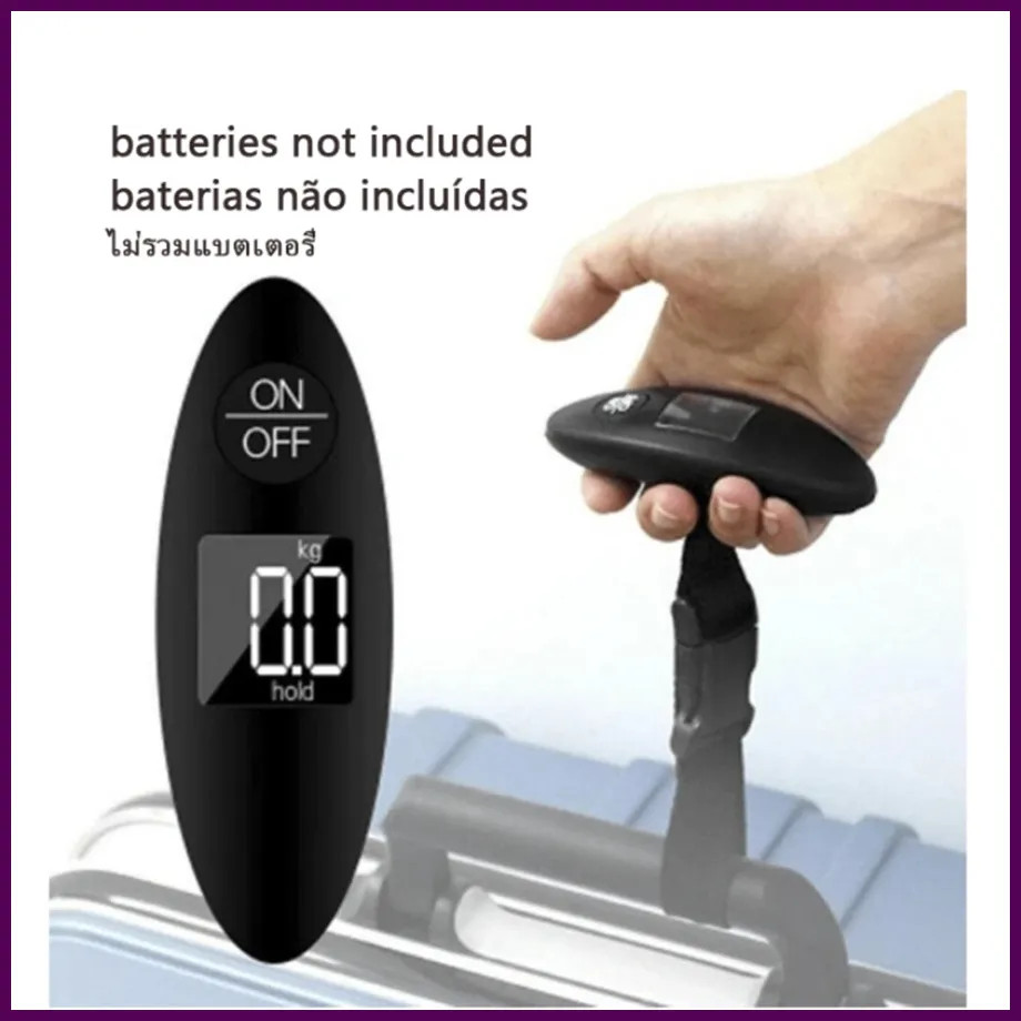 40kg/100g Portable Luggage Scale High Precision Travel Digital Hanging LCD