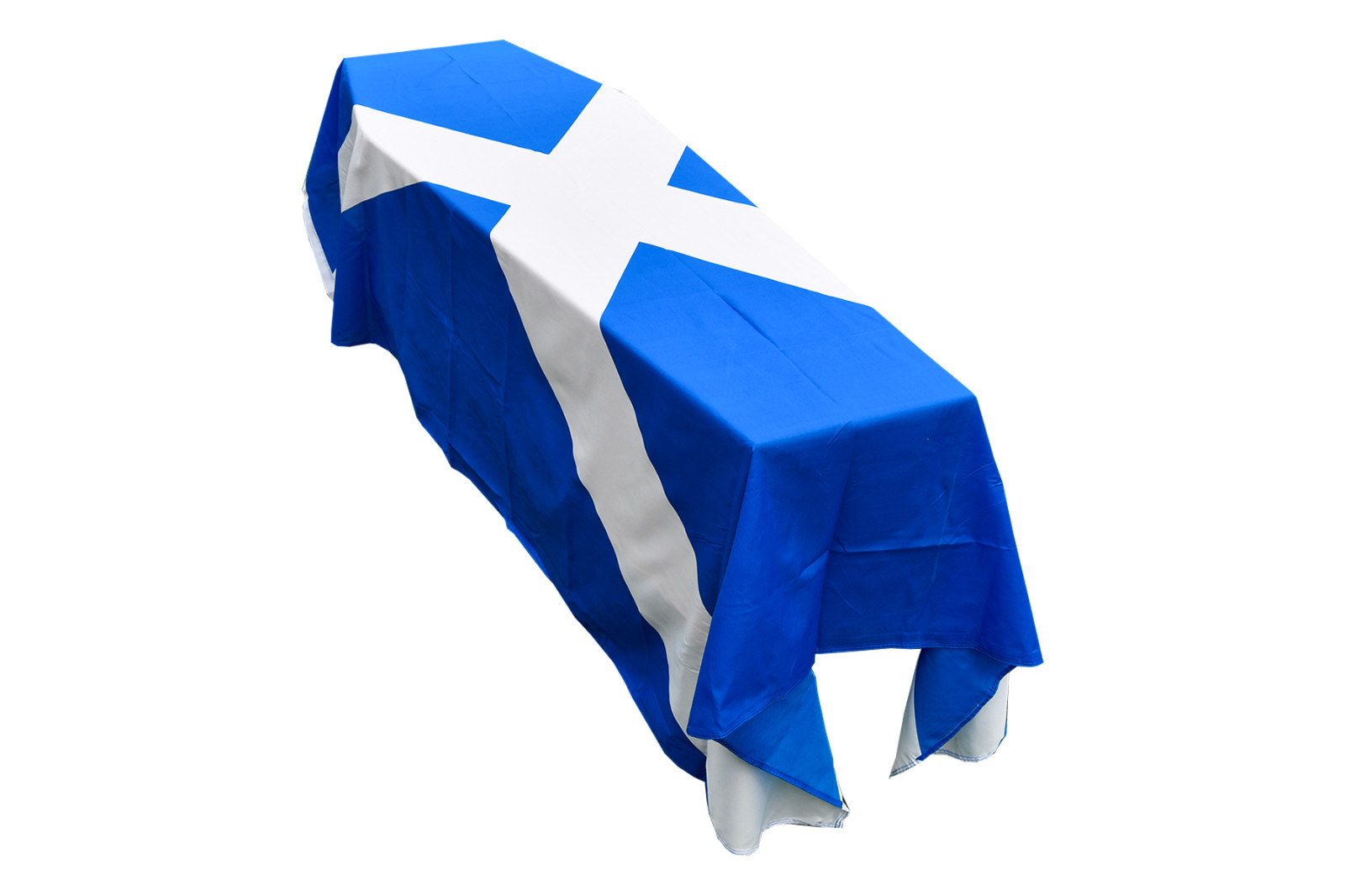 Scotland Flag Coffin Drape - Quick Dispatch