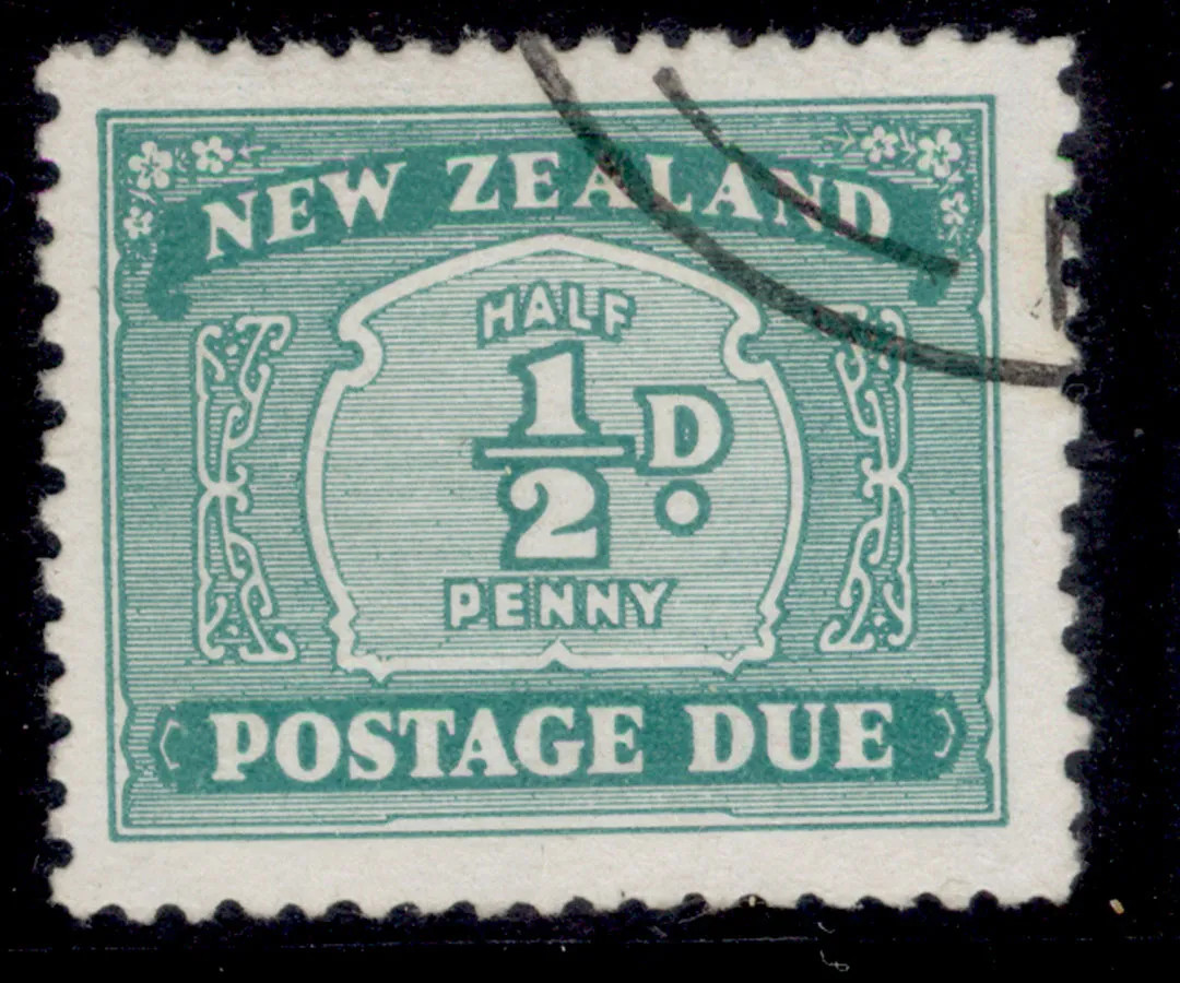 NEW ZEALAND GVI SG D41, ½d turquoise-green, FINE USED.