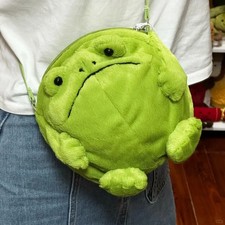 RICKY RAIN FROG BAG Crossbody Jelly Soft Plush Bag Toy Gift BNWT
