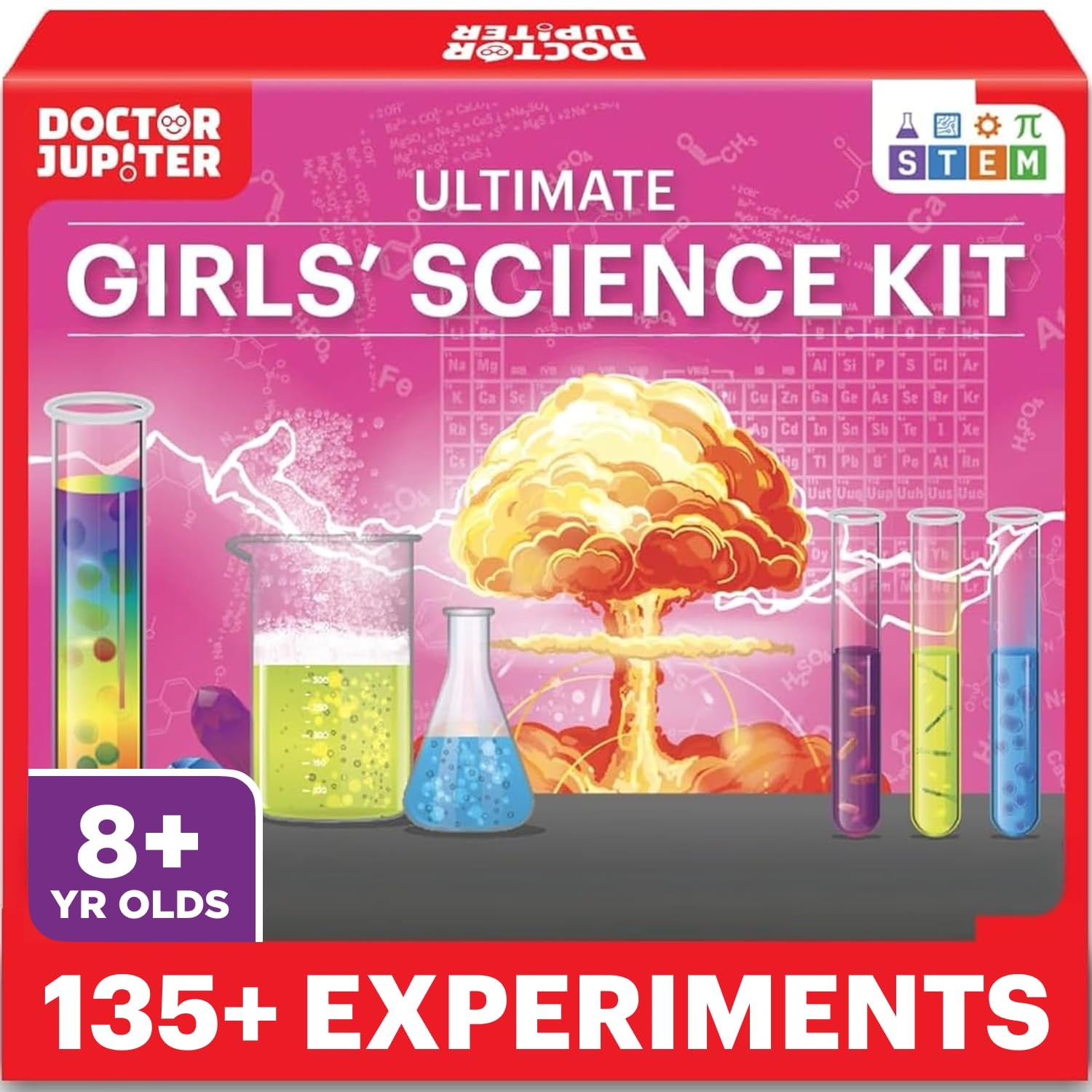 Girls' Science Kit for Kids Ages 8101214 for 8,9,10+ Year Old Girls | Chemist...
