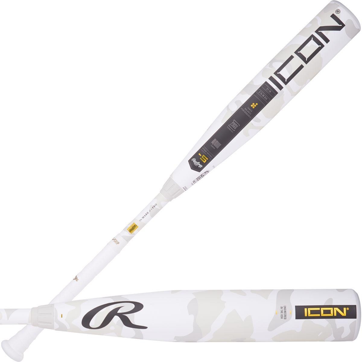 Rawlings Icon USSSA Drop  5 Baseball Bat: RUT5I5 (32 In. 27 Oz.)