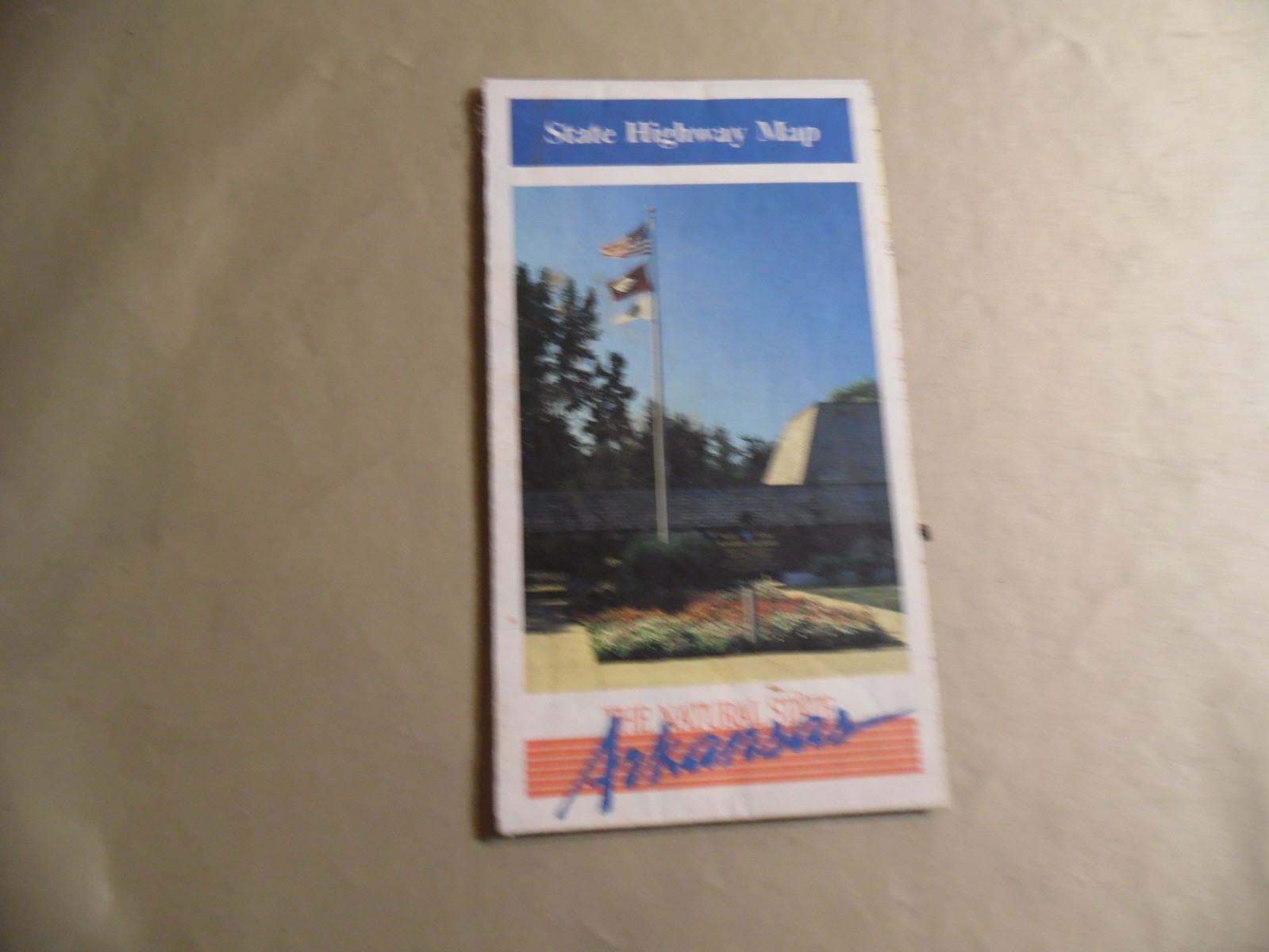 Arkansas State Highway Map / Circa 1988 / Free Domestic Shipping