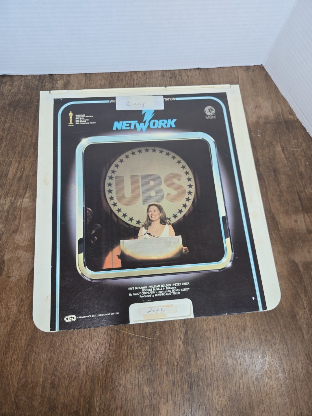 NETWORK Fay Dunaway William Holden Robert Duvall 1976 CED Tested 