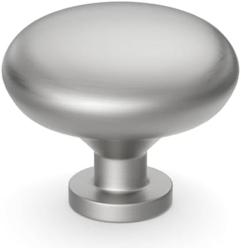 15 Pack Brushed Nickel Cabinet Knobs Silver Kitchen Dresser Knobs Aluminum Round
