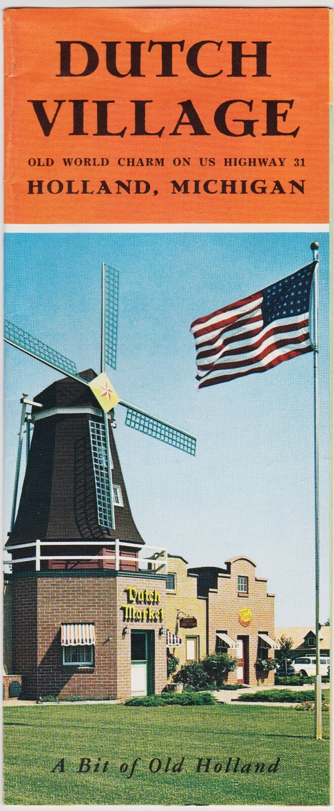 1970's Dutch Village Theme Park Holland Michigan Brochure