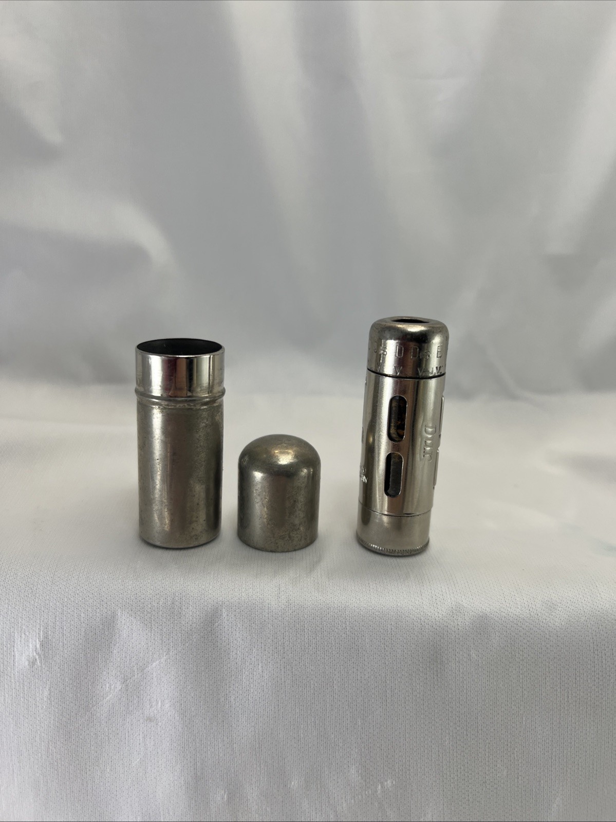 Antique German Pitch Pipe Single Tuner Harmonica Chromatic Case - Rare