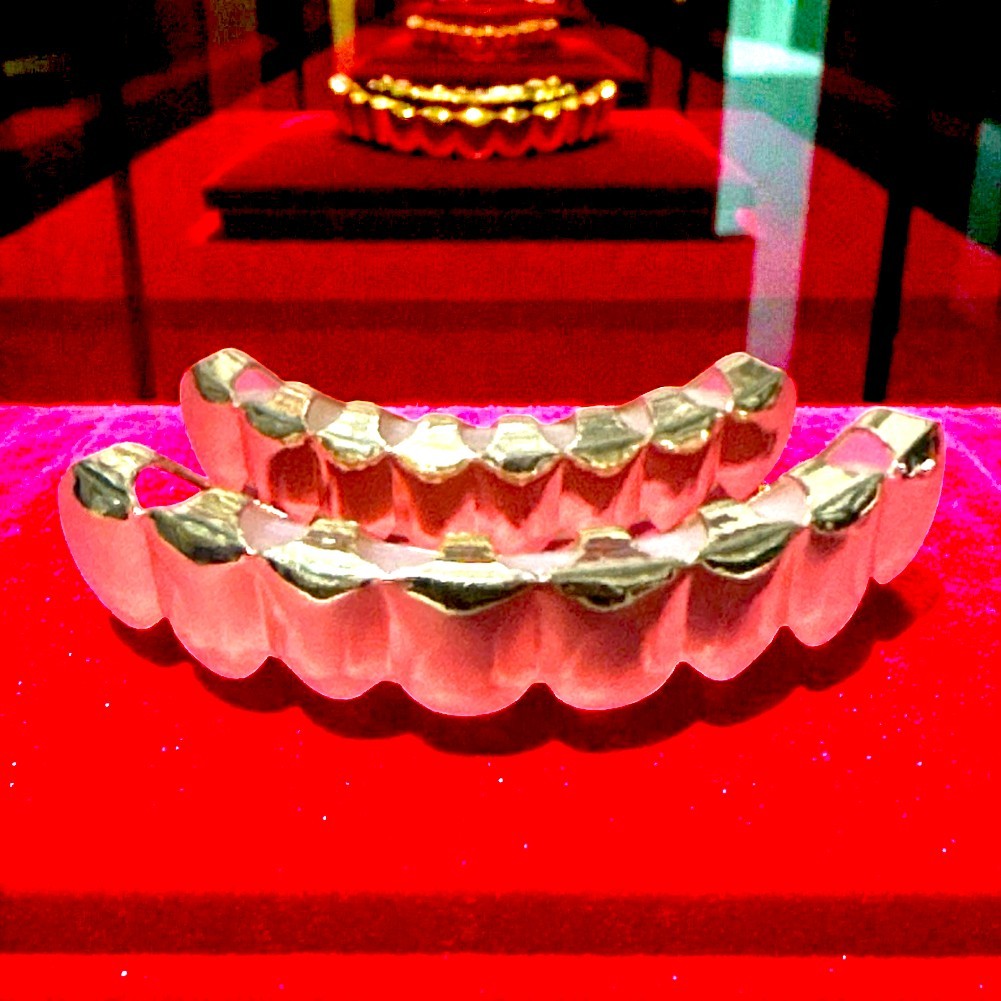 Iced Out White Gold 14K Finish Grillz Top & Bottom Set 10 Teeth 5A CZ