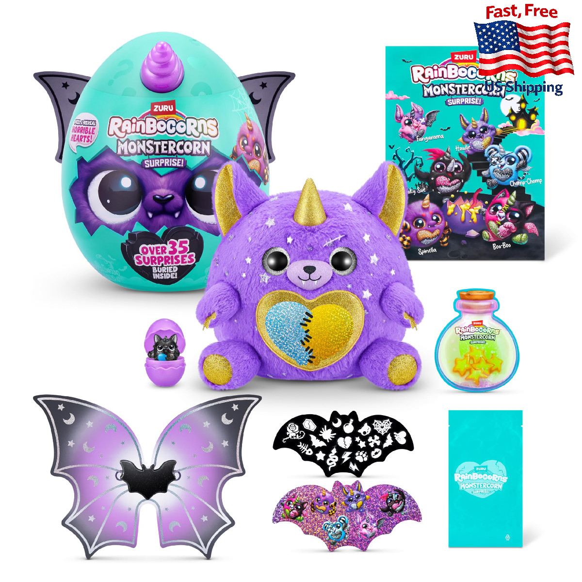 Rainbocorns Monstercorn Surprise Werewolf - 35+ Surprises, Soft Toy