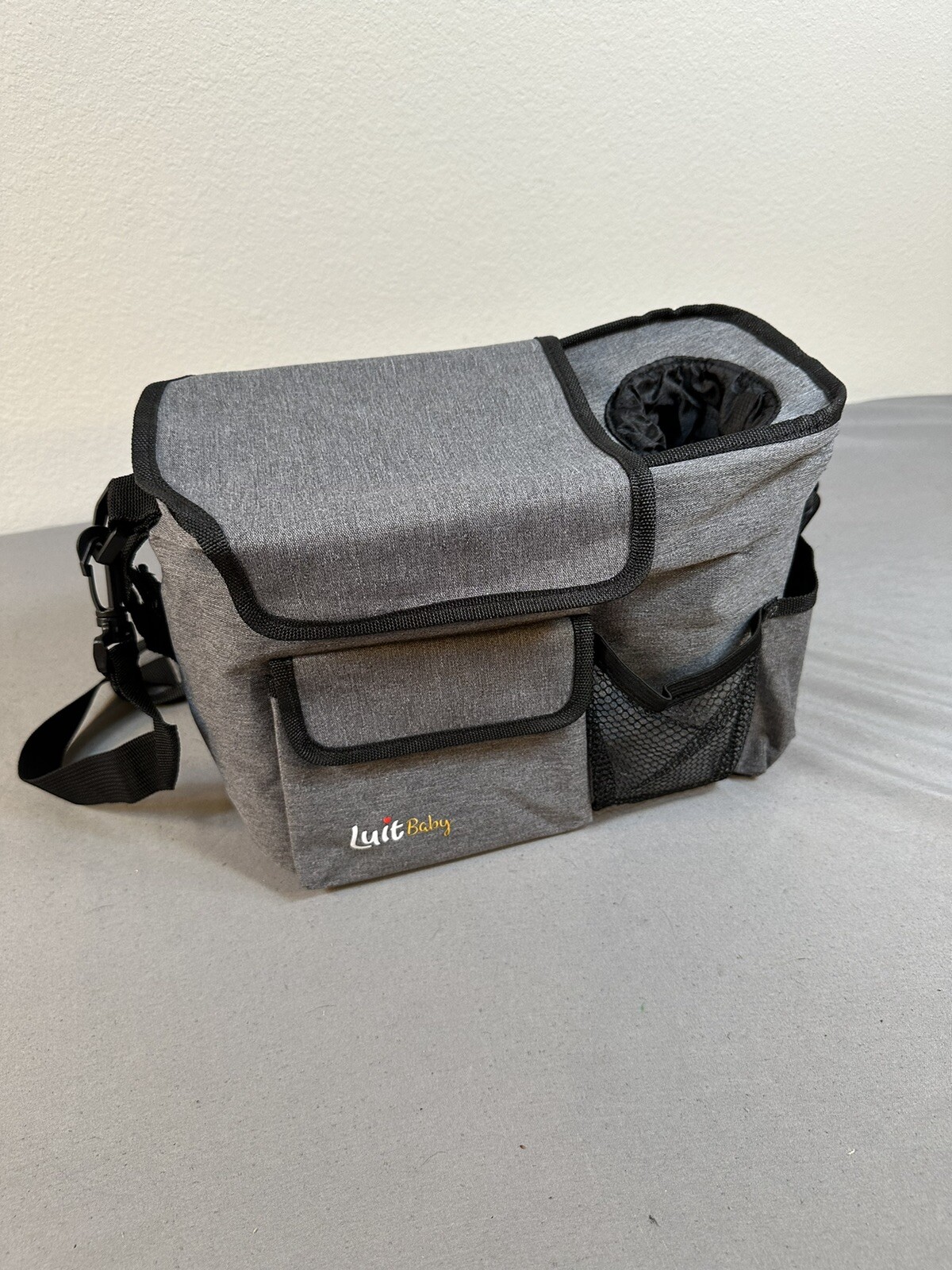 Luit Baby Stroller Storage/Organizer Bag. Also Can Be Over The Shoulder Bag GREY