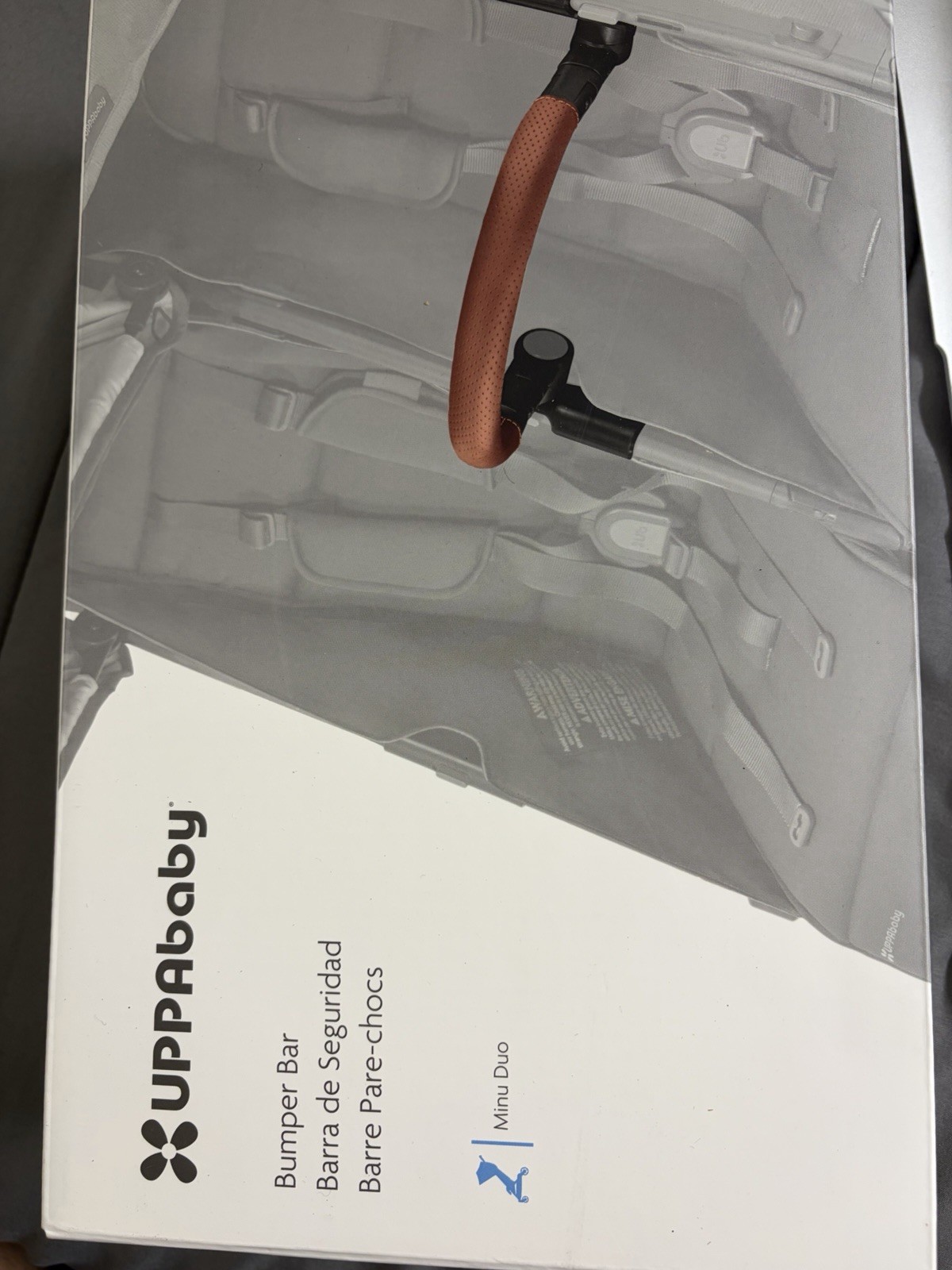 UPPAbaby Bumper Bar for Minu V3 Stroller Color: Saddle New Sealed