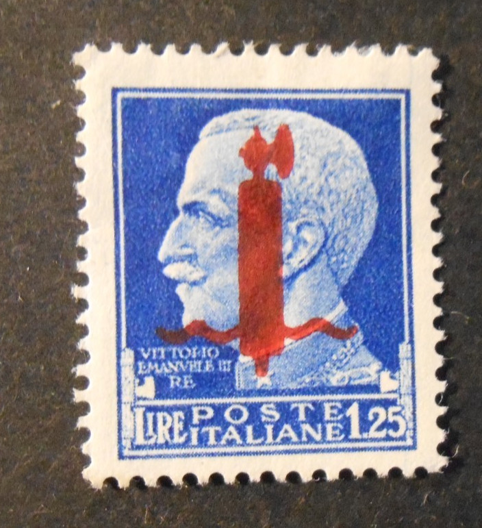 ITALY ITALY 1944 GNR G.N.R. "Fr. SVR bundle + republic S.1.25 lire MH*ss.495