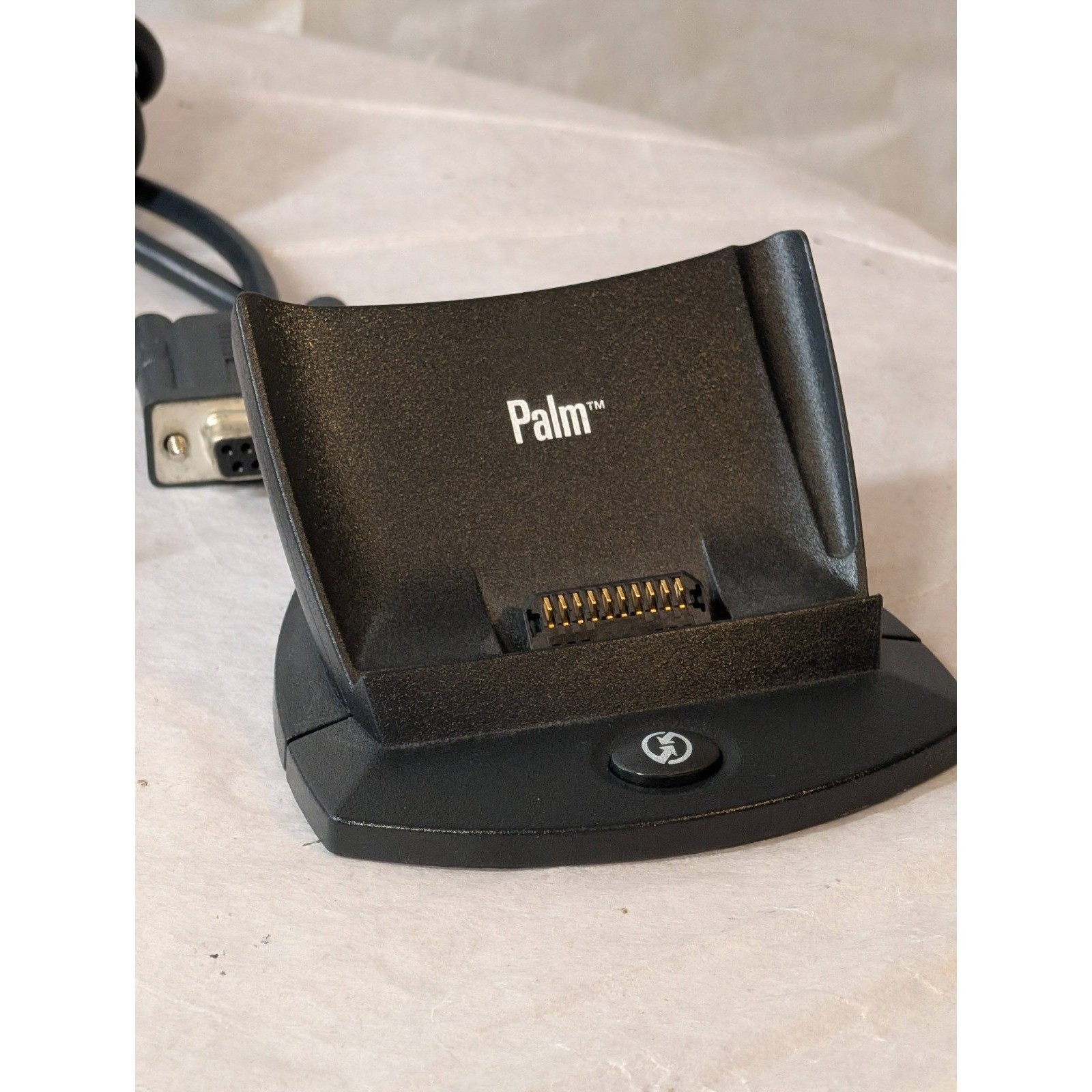 Palm m500 Series Serial HotSync Cradle P10828U & 180-0711 AC Adapter Bundle