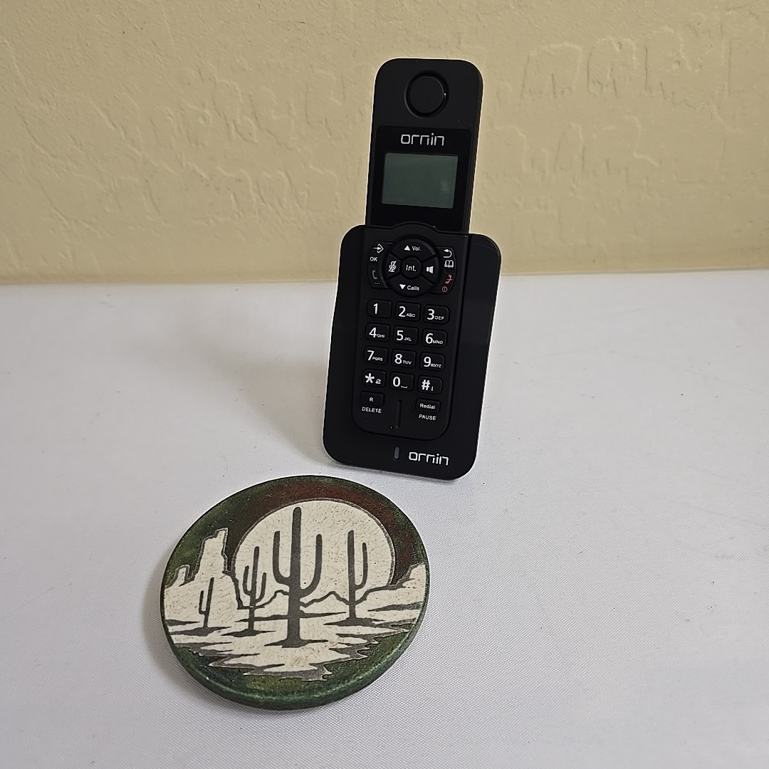 Ornin Dex D1005 Cordless Phone Home Office LCD Speakerphone Caller ID Black