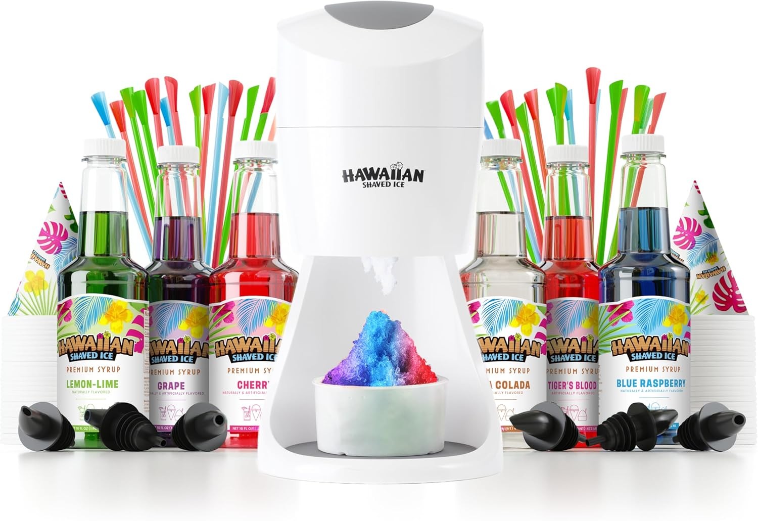 Shaved Ice Machines Professional Fluffy Ice & Snow Cone Machine Home Use