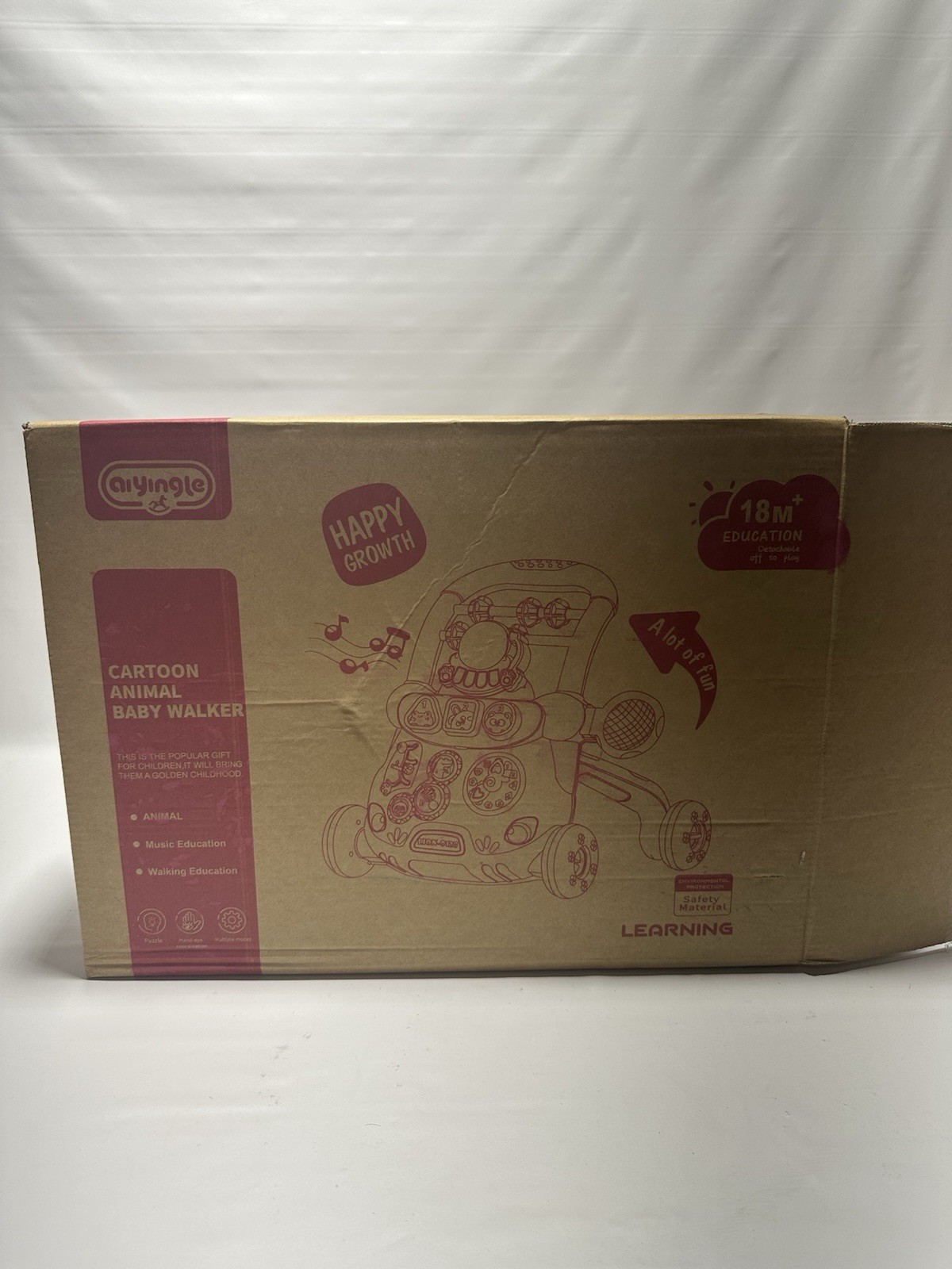 Baby Walker Toy Set Push Walker Christmas