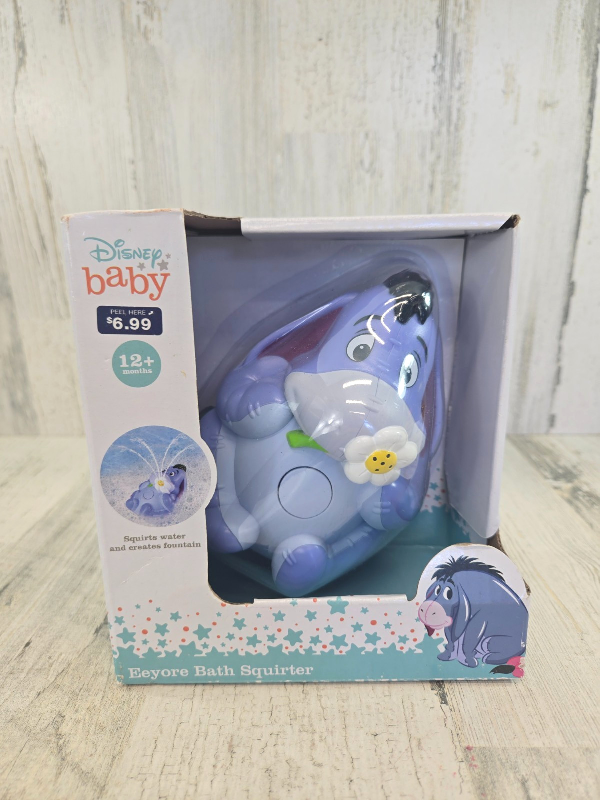 Disney Baby Eeyore Bath Squirter Creates fountain in Bath